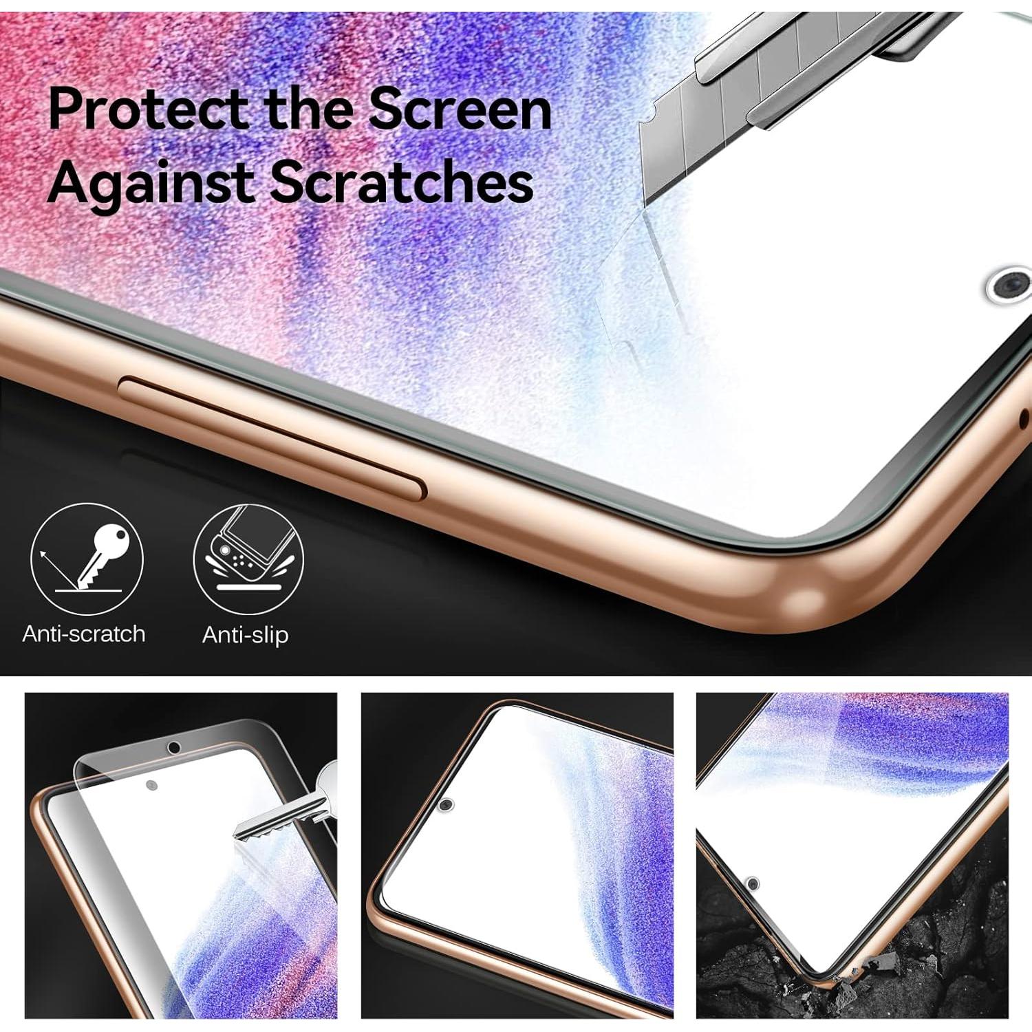 Protector de Pantalla iVoler para Samsung Galaxy A53 5G - 4x + 2x Lente