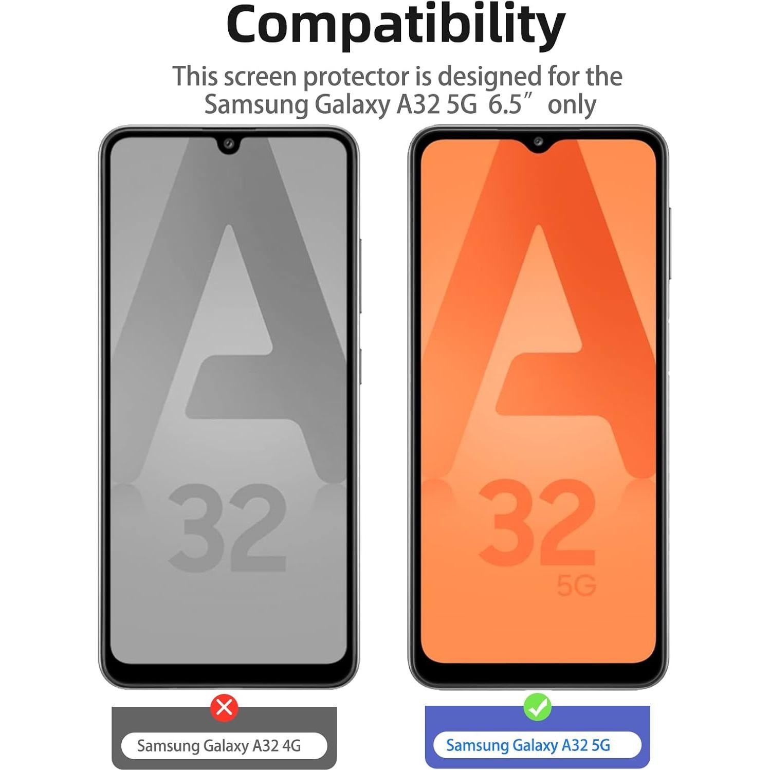 Protector de Pantalla Vidrio Templado NEW'C para Samsung A32 5G