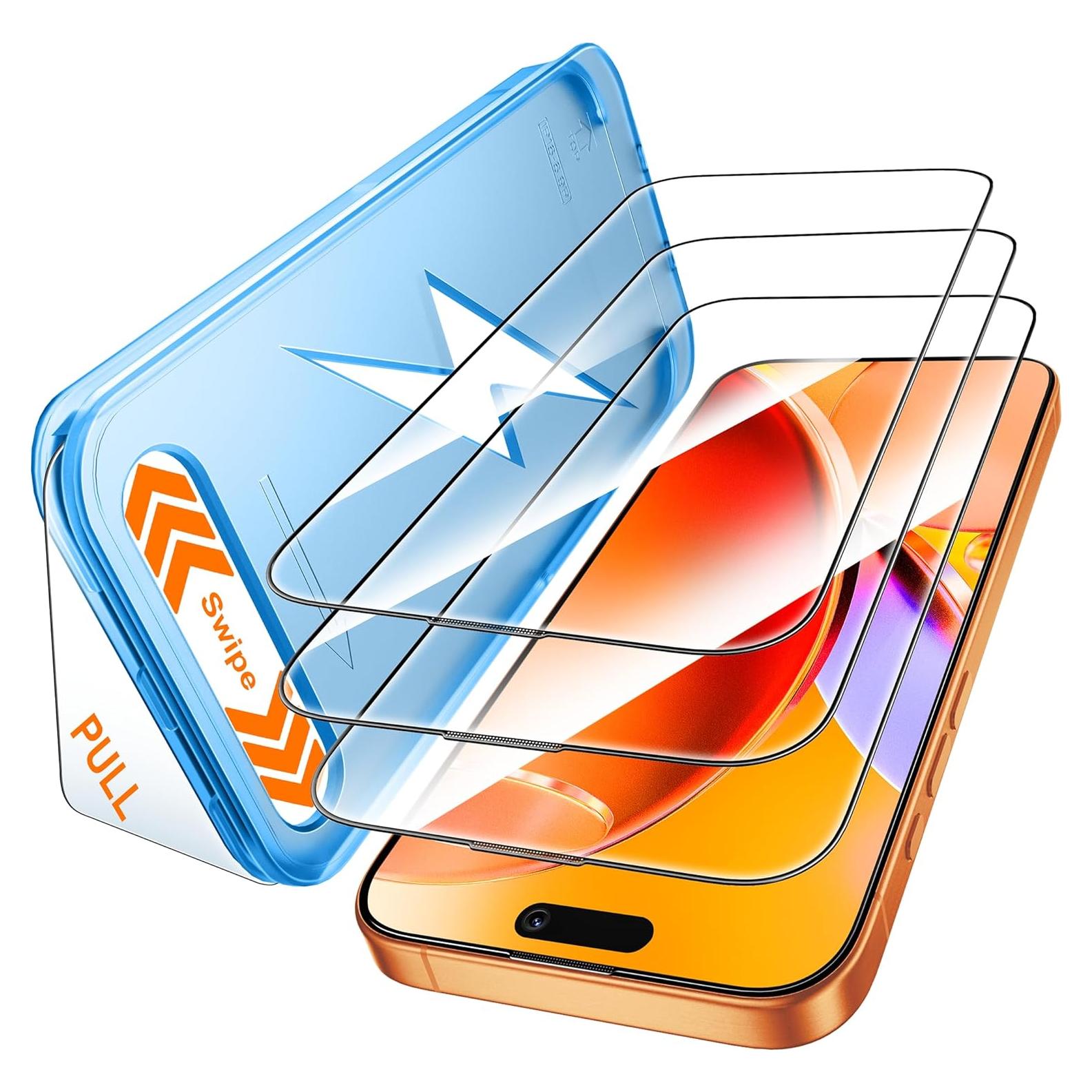 Protector de Pantalla Mkeke para iPhone 17 Pro Max 6.9" 3 Pzas