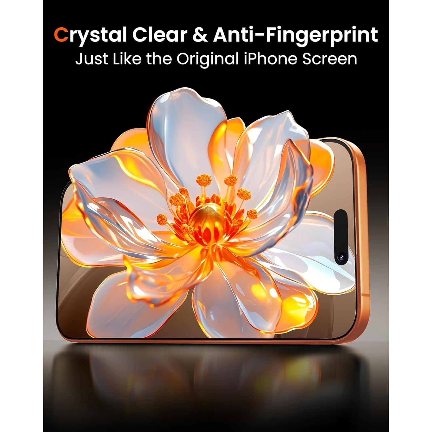 Protector de Pantalla Mkeke para iPhone 17 Pro Max 6.9" 3 Pzas