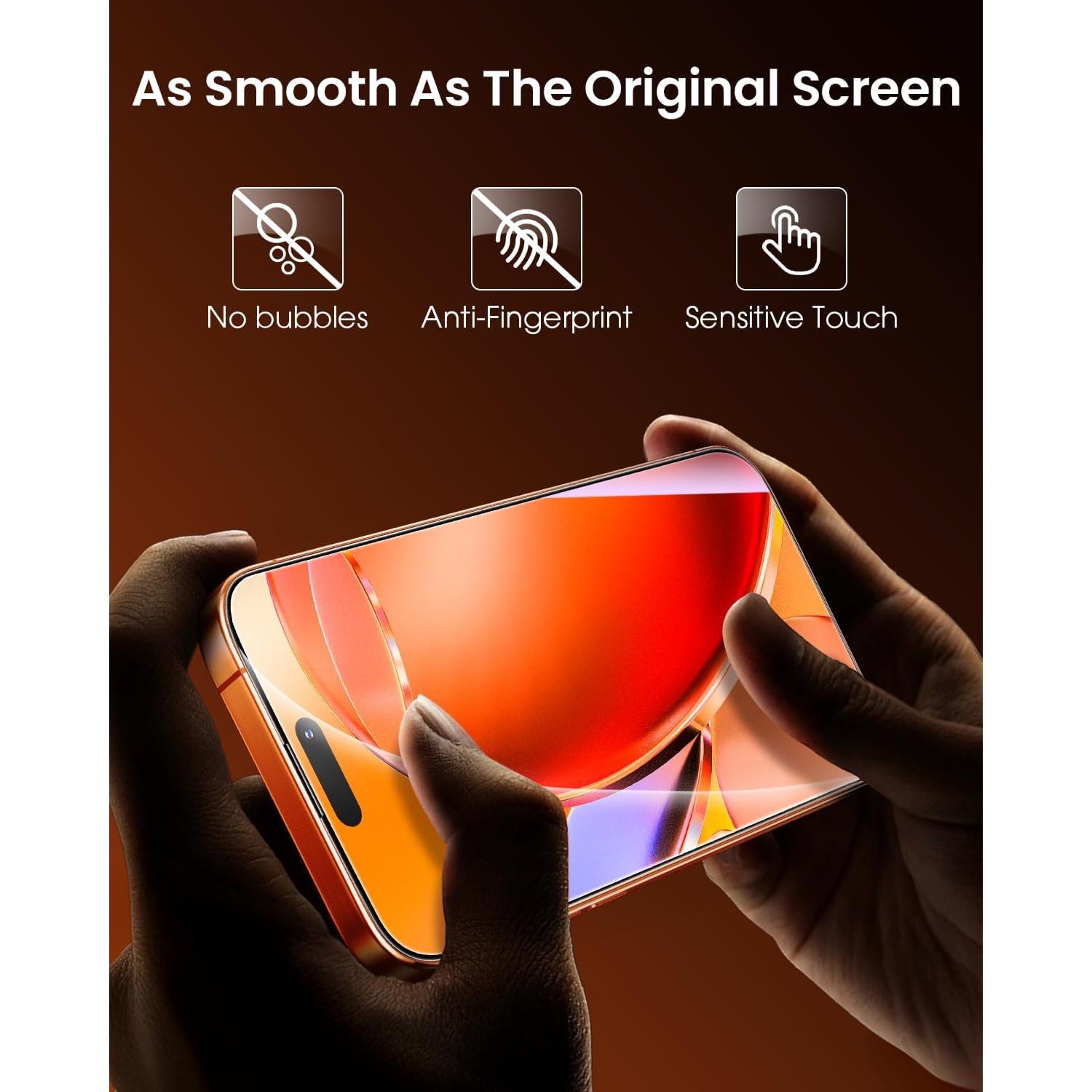 Protector de Pantalla Mkeke para iPhone 17 Pro Max 6.9" 3 Pzas