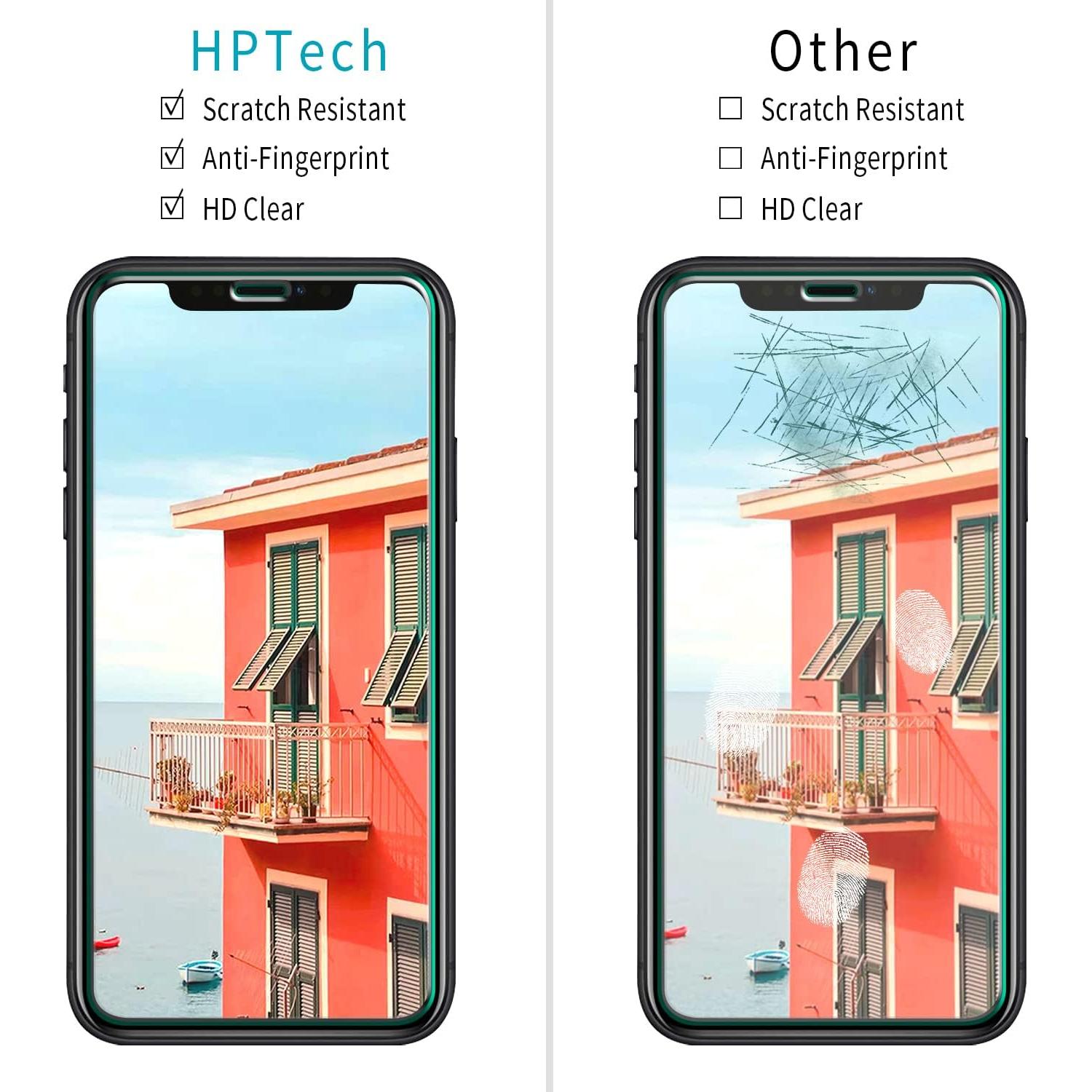 Protector de Pantalla Cristal Templado HPTech para iPhone 11/XR