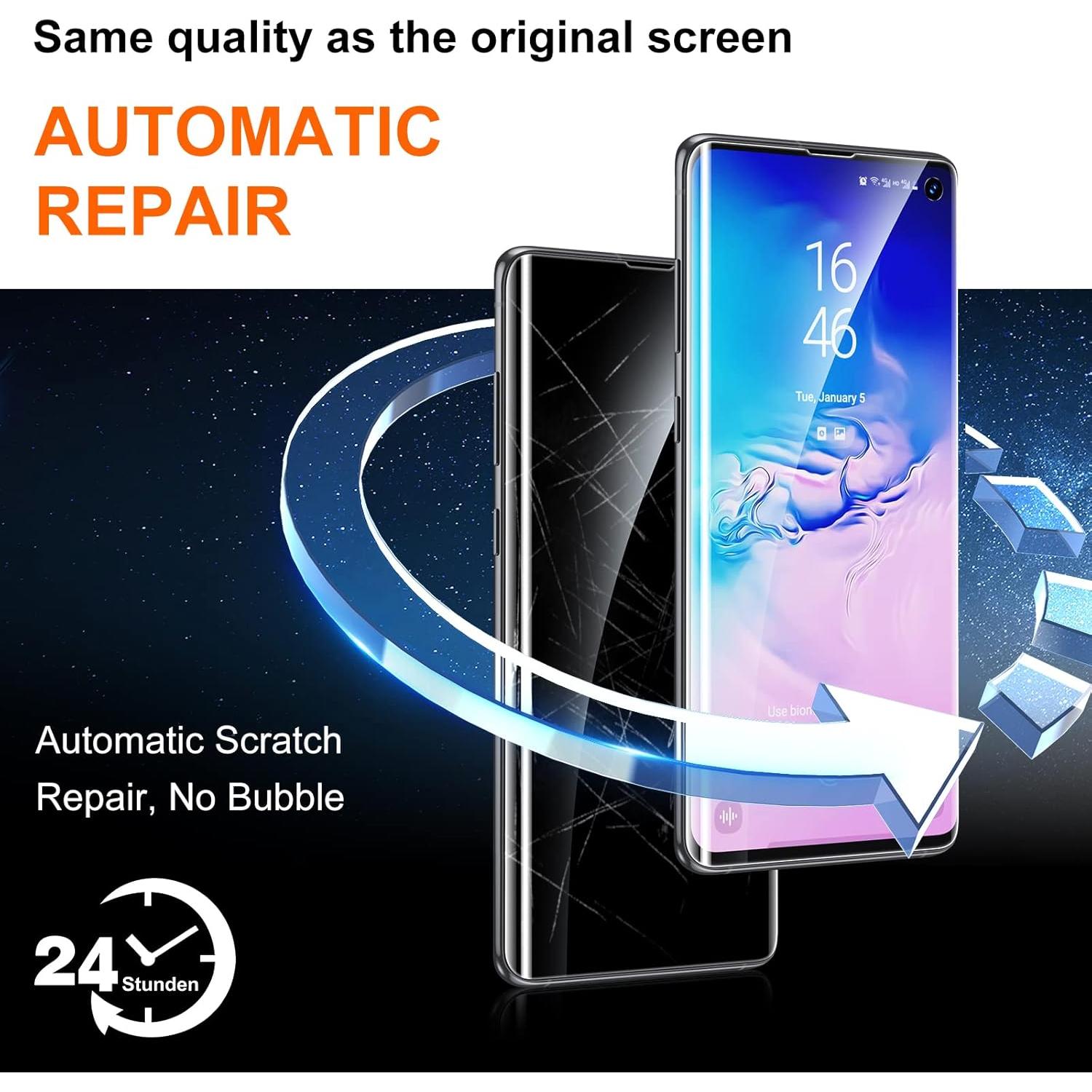 Protector de Pantalla y Lente UniqueMe para Samsung Galaxy S10