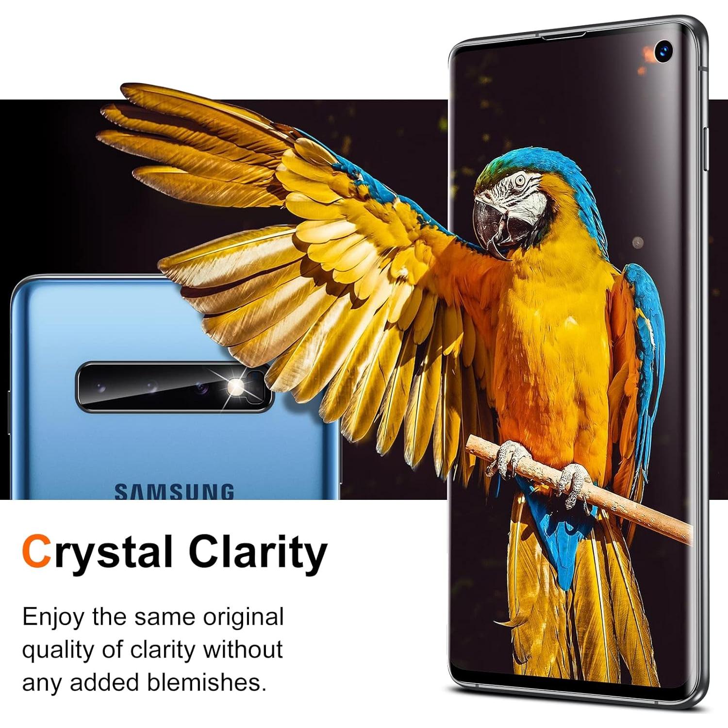 Protector de Pantalla y Lente UniqueMe para Samsung Galaxy S10