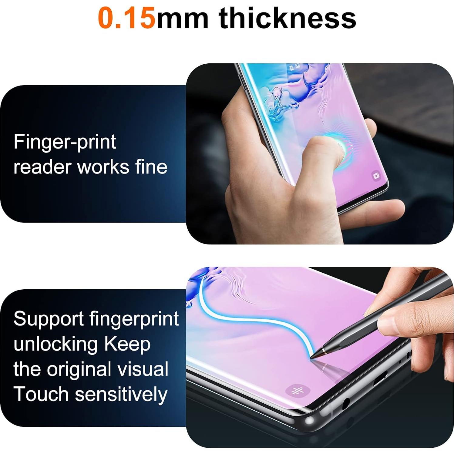 Protector de Pantalla y Lente UniqueMe para Samsung Galaxy S10