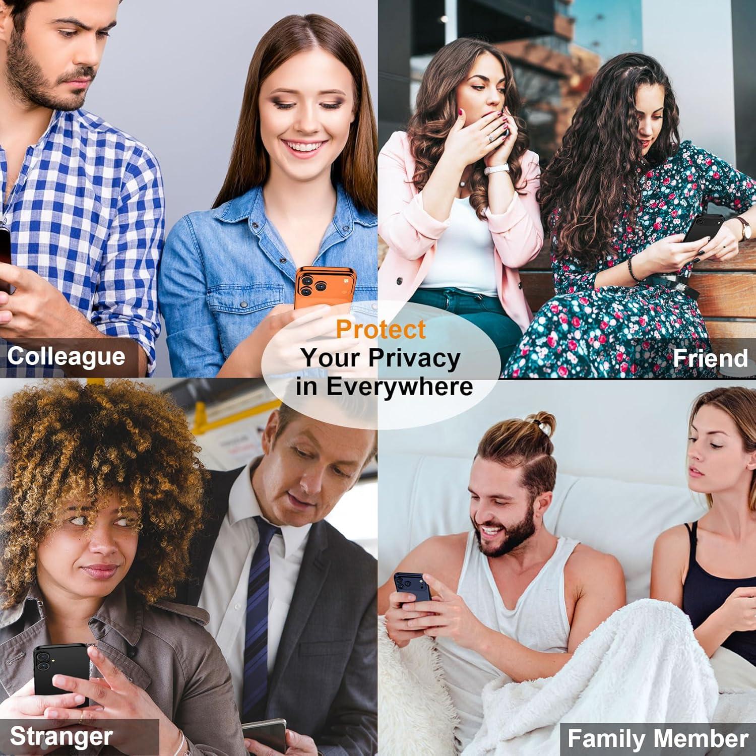 Protector de Pantalla Privada QHOHQ para iPhone 17 Pro Max 6.9"