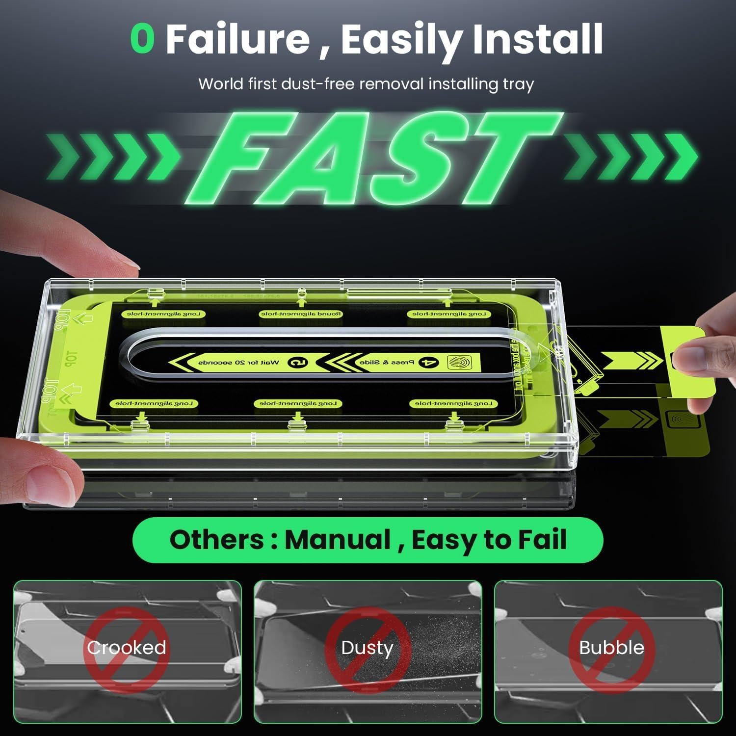 Protector de Pantalla Privado WSKEN para Galaxy S25 Ultra - HD