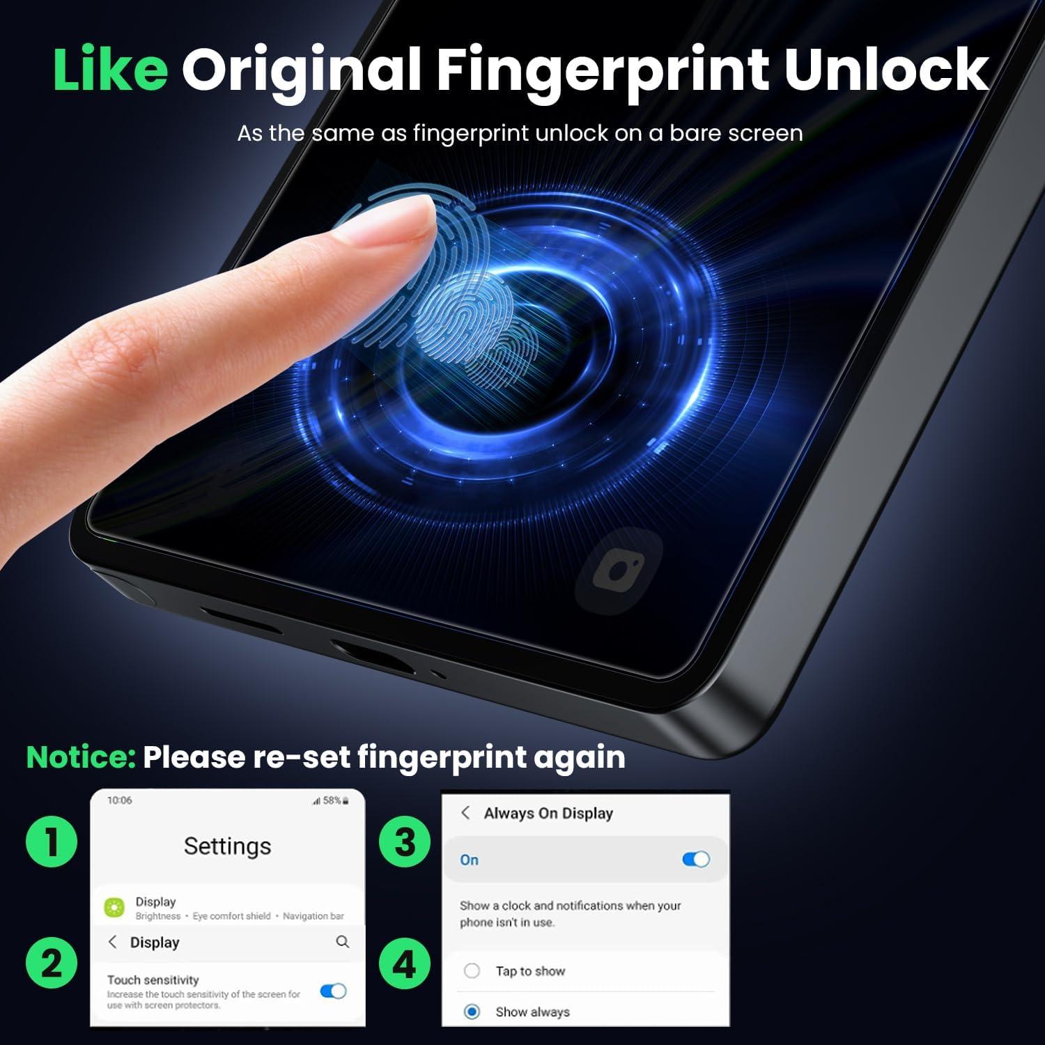 Protector de Pantalla Privado WSKEN para Galaxy S25 Ultra - HD