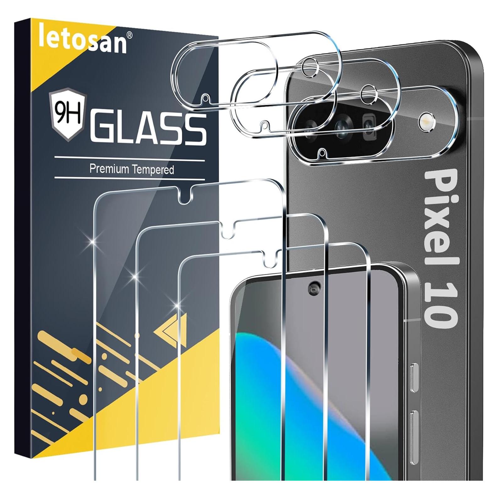 Paquete de 3 Protectores de Pantalla y Lente para Google Pixel 10