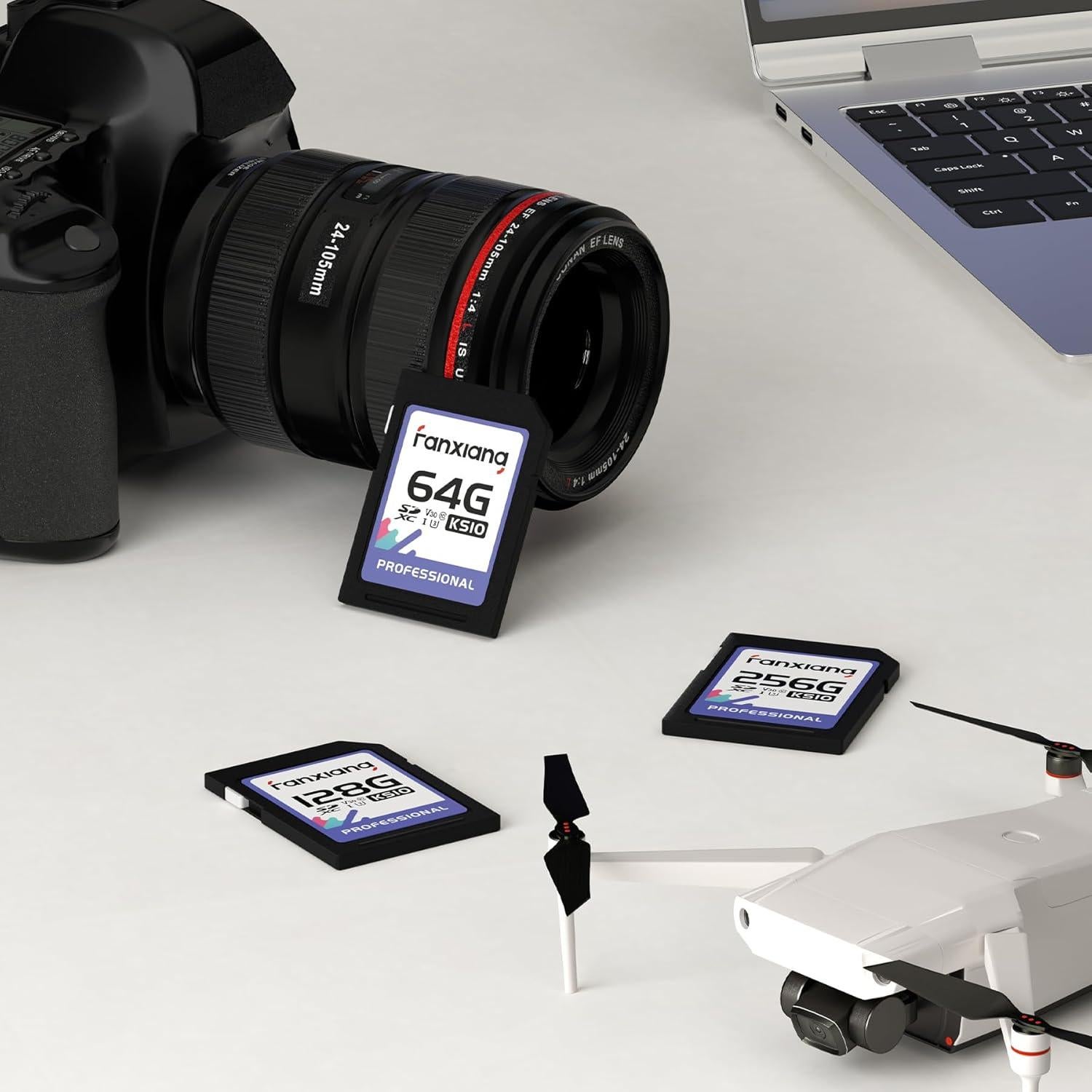 Tarjeta de Memoria SDXC 64GB Fanxiang UHS-I C10 U3 V30 4K