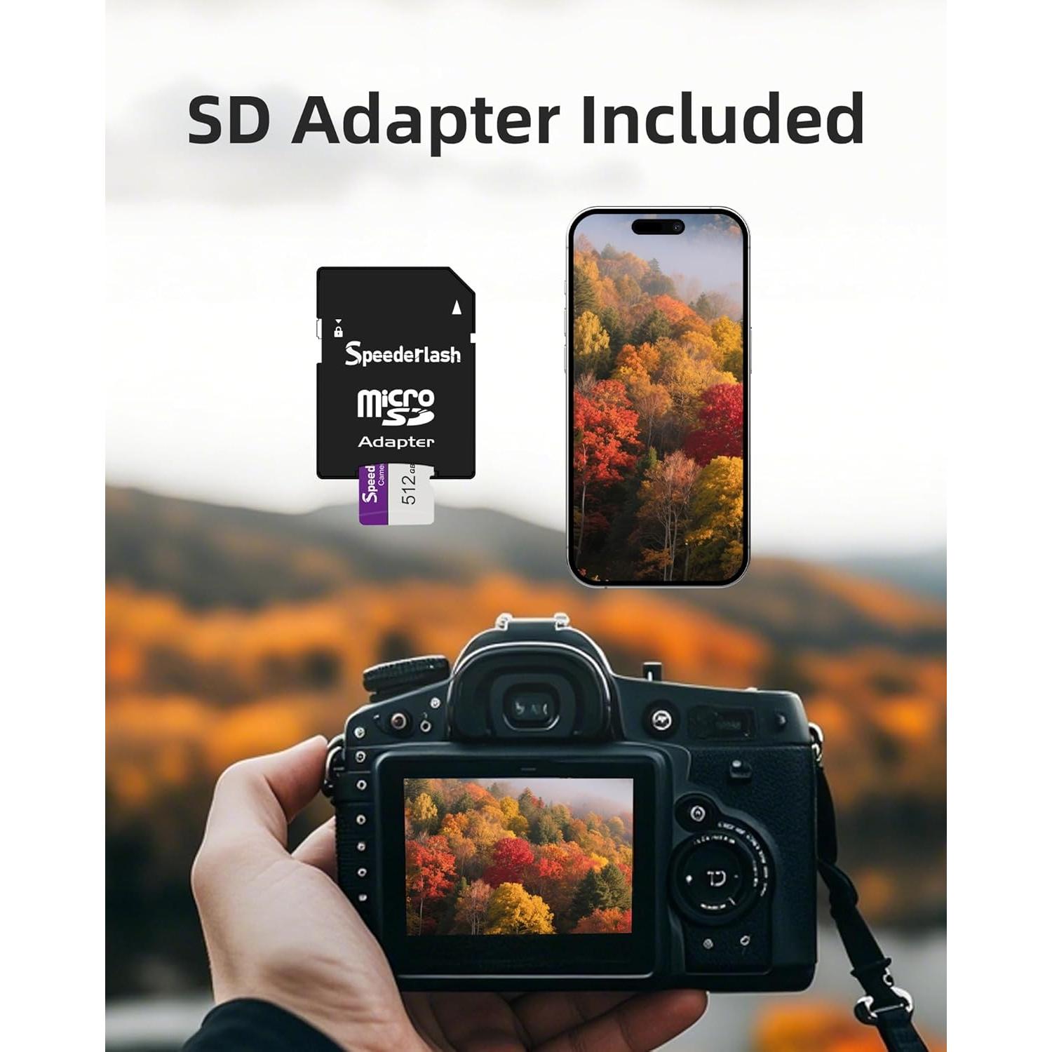 Tarjeta Micro SDXC 64GB Speederlash UHS-I V30 A1 90MB/s