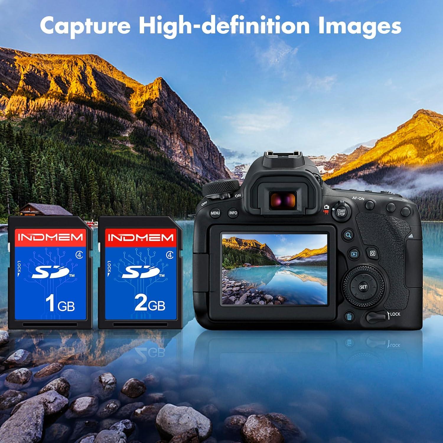 Tarjeta SD 1GB + 2GB INDMEM Clase 4 Memoria Flash