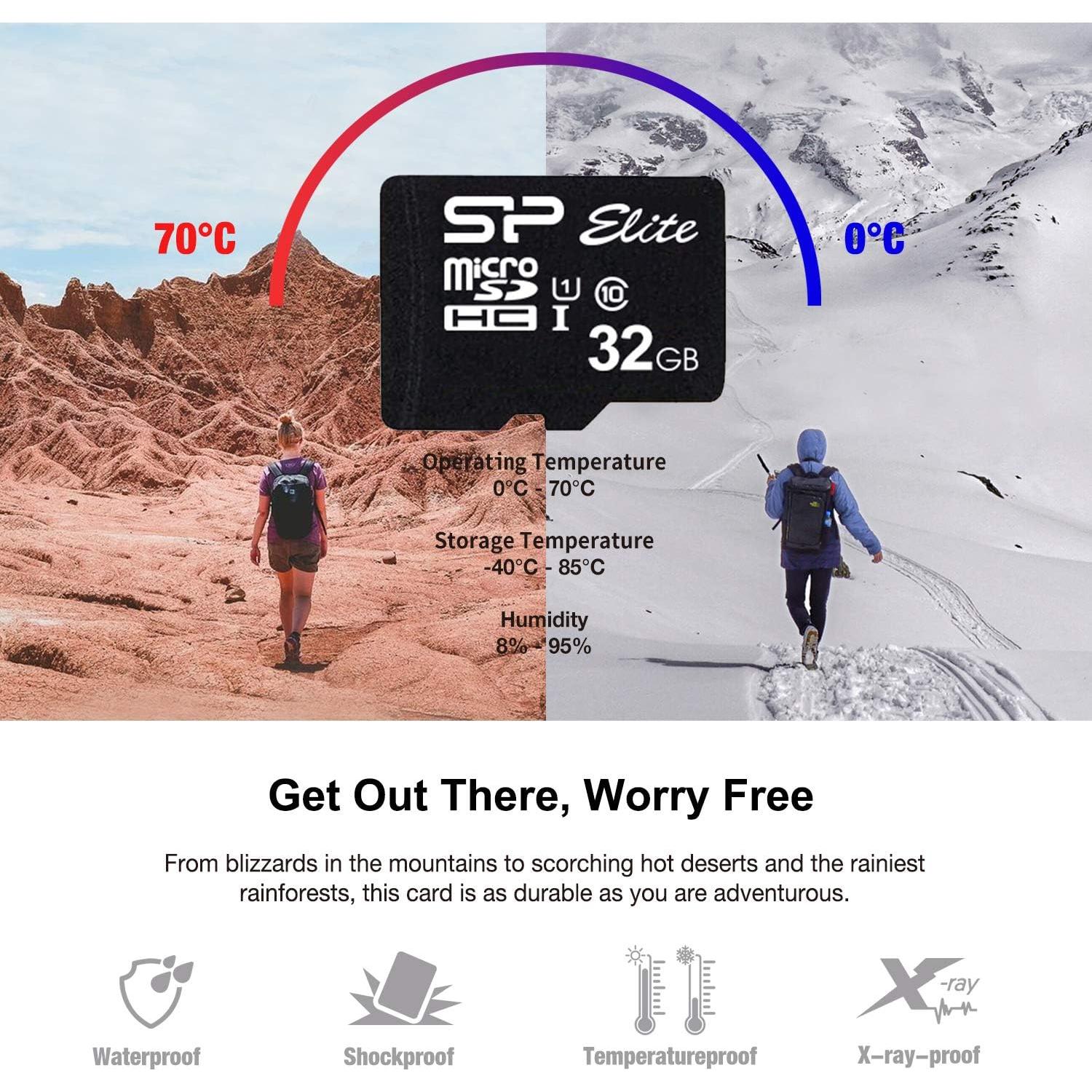 Tarjeta MicroSD Silicon Power Elite 32GB con Adaptador UHS-I