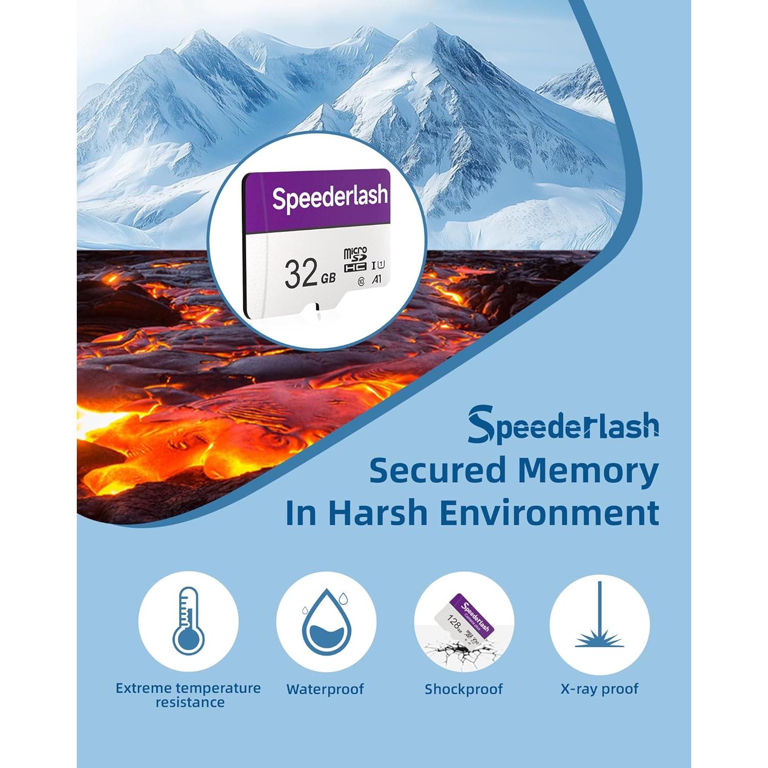 Tarjeta Micro SD 32GB Speederlash UHS-I Alta Velocidad