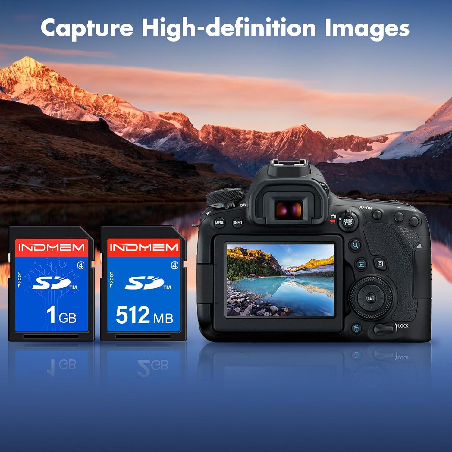 Tarjeta SD 1GB Clase 4 INDMEM para Cámaras Digitales