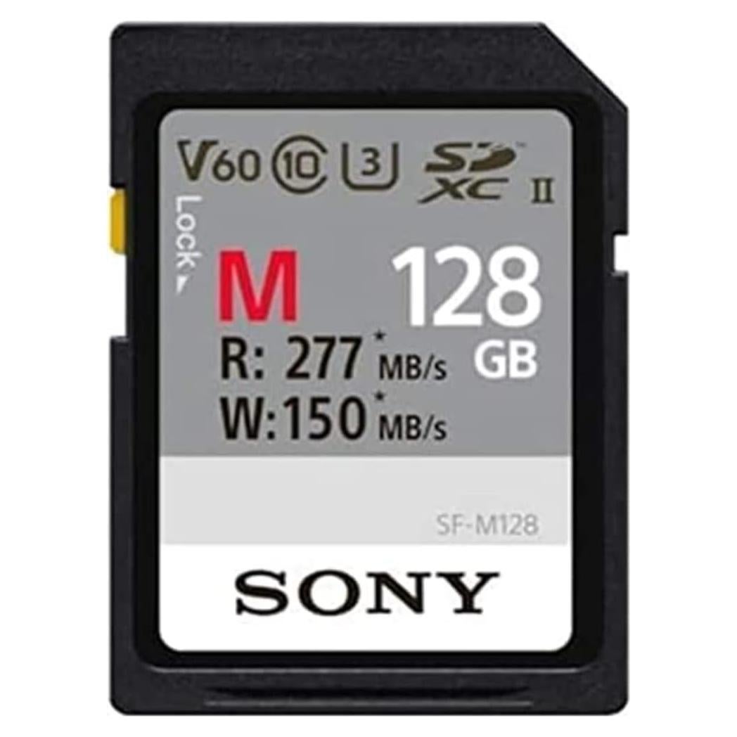 Tarjeta SDXC UHS-II Sony 128GB V60 CL10 U3 Negro