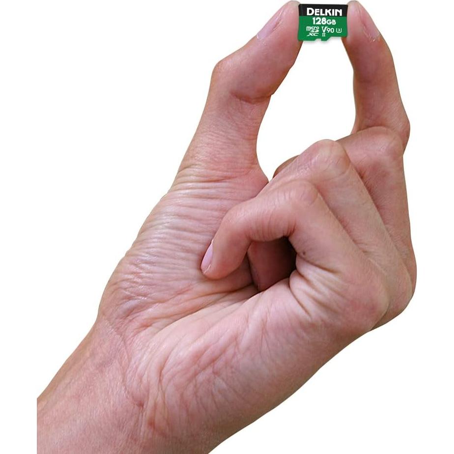 Tarjeta Micro SD 128GB Delkin Devices UHS-II V90 300MB/s