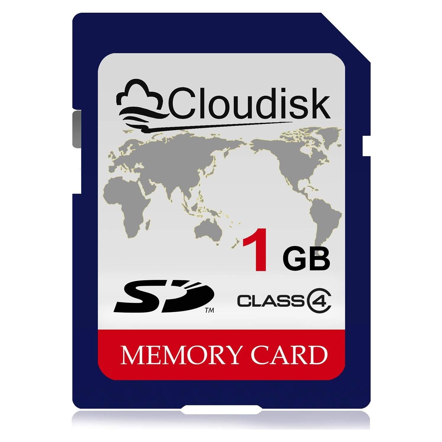 Tarjeta de Memoria SD 1GB Cloudisk Clase 4 para Dispositivos Antiguos