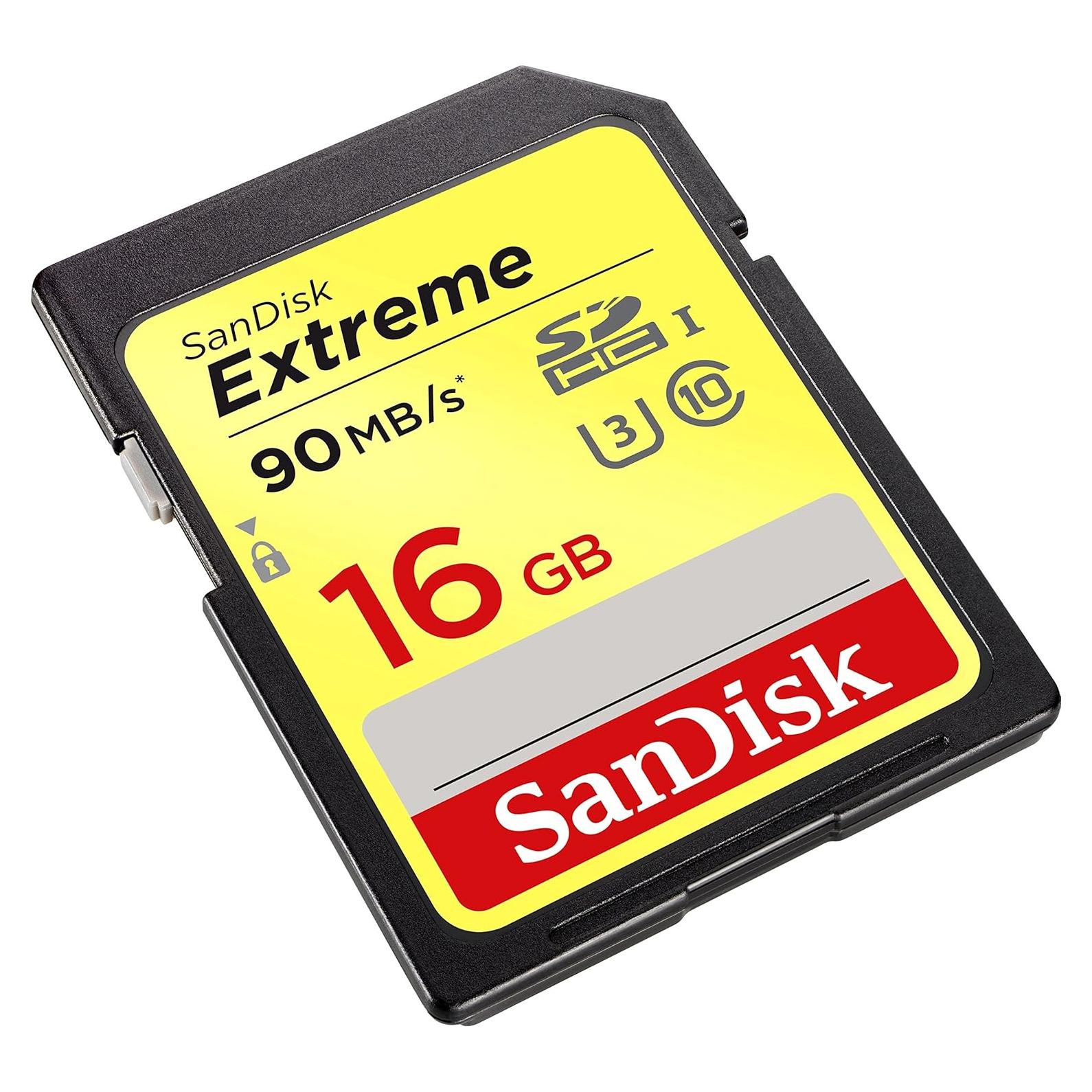 Tarjeta de Memoria SanDisk Extreme 16GB SDHC Clase 10 UHS-III