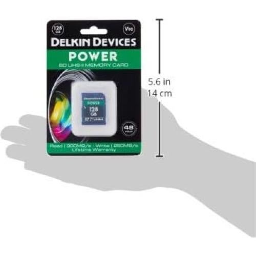 Tarjeta de Memoria Delkin Devices 128GB SDXC UHS-II 300MB/s