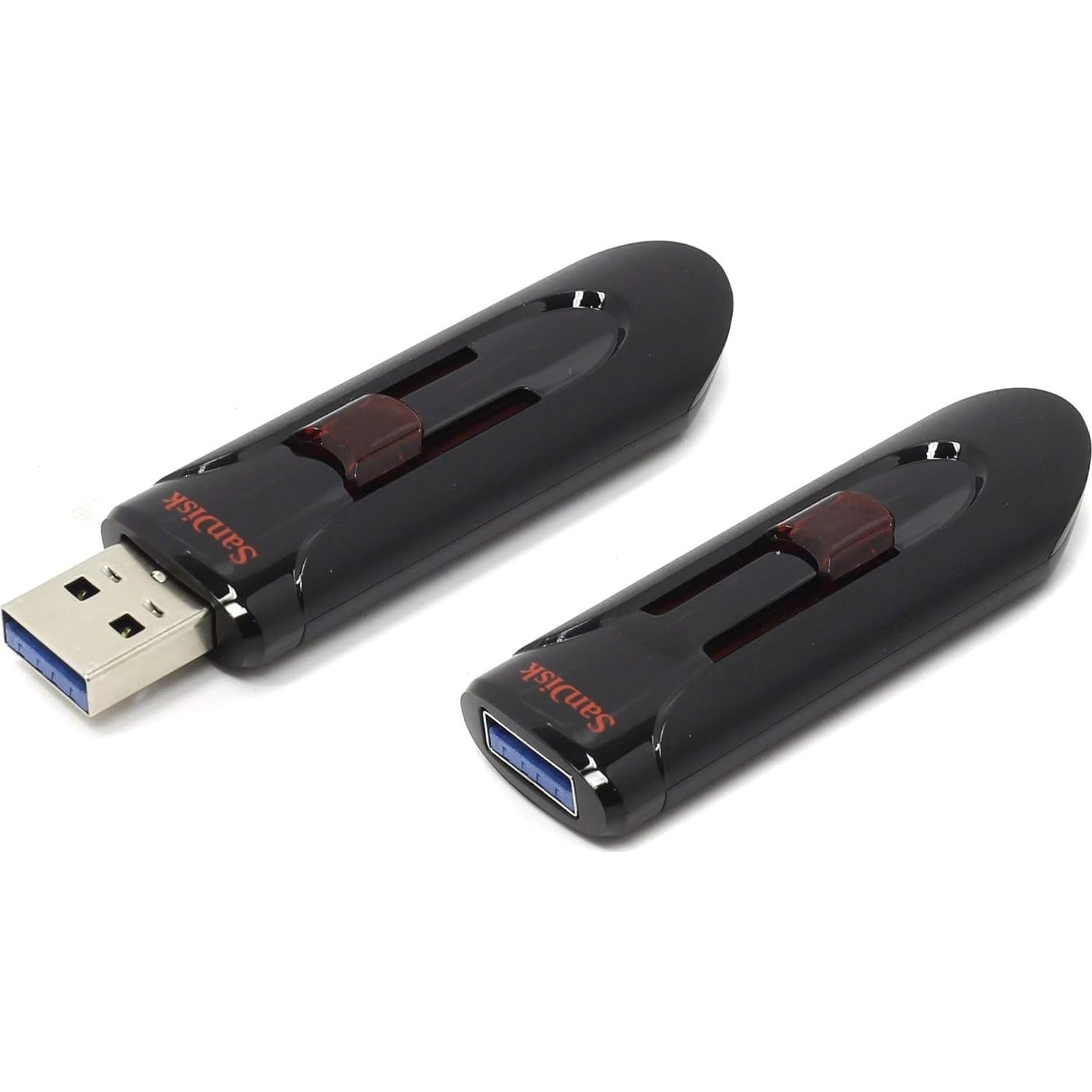 Pendrive SanDisk 64GB Cruzer Glide USB 3.0 Negro