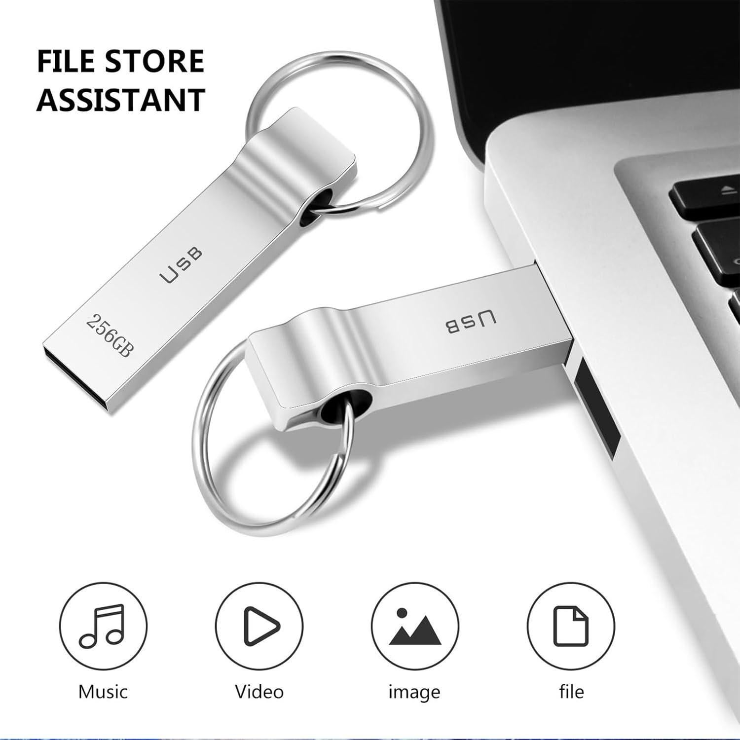 Unidad Flash USB 230GB Marryler Resistente al Agua Metal