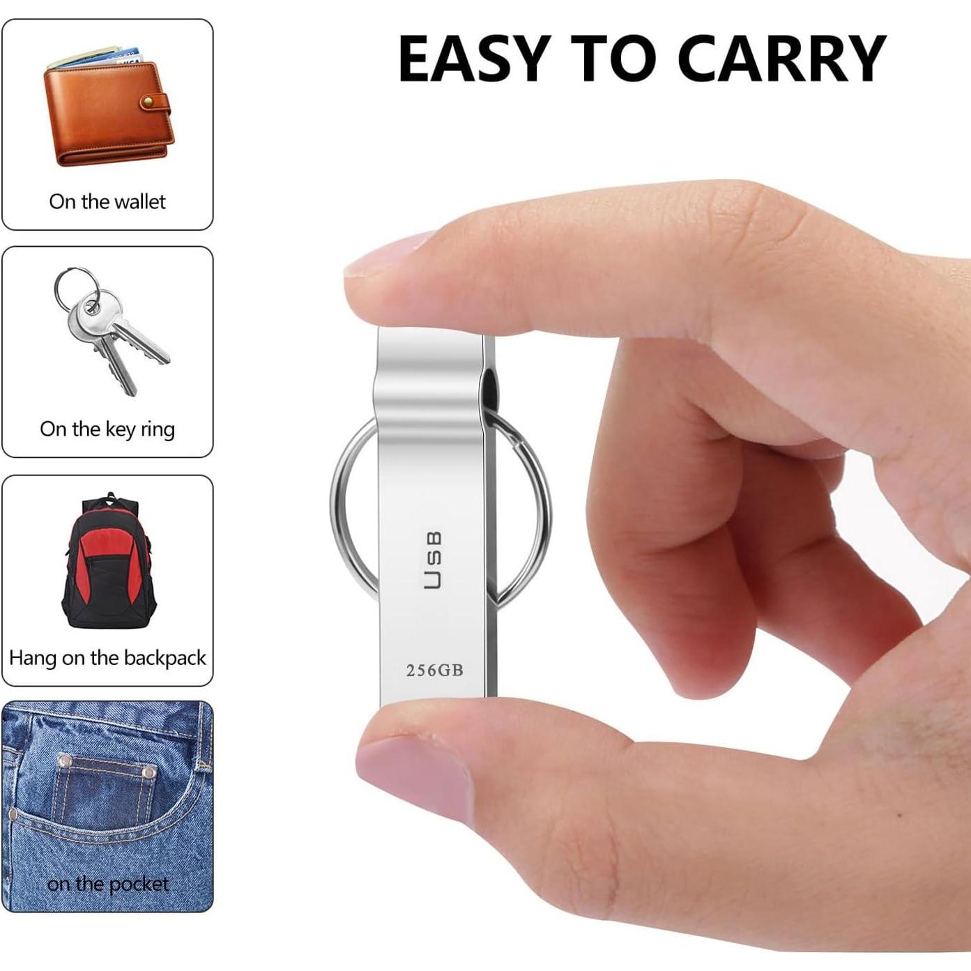 Unidad Flash USB 230GB Marryler Resistente al Agua Metal