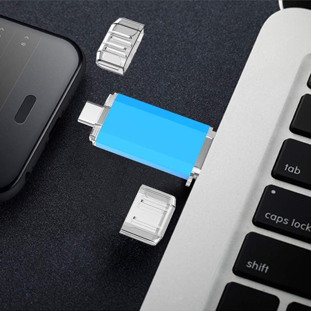 Unidad Flash USB C 128GB KOOTION Doble USB 3.0 Azul