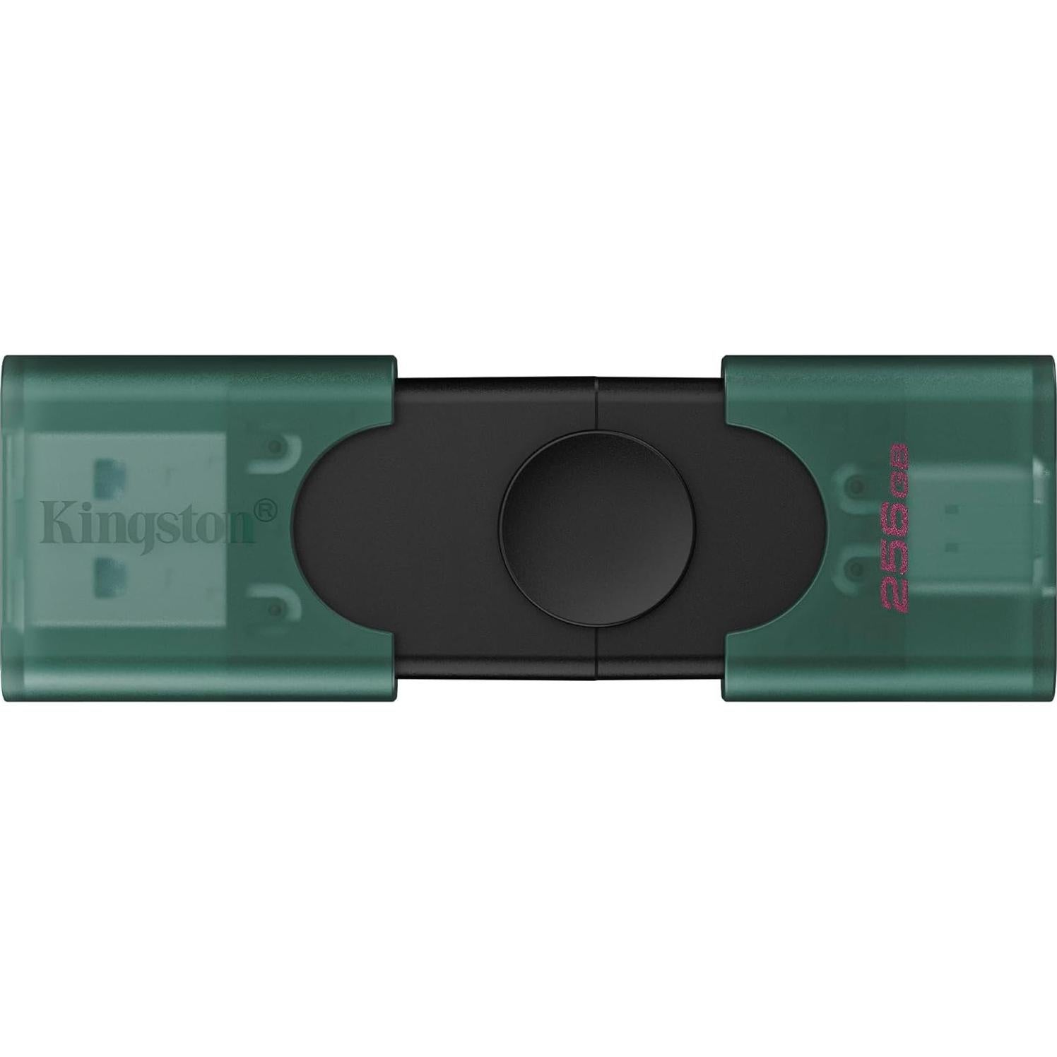 Unidad Flash Kingston DataTraveler DuoG2 256GB USB-A y USB-C