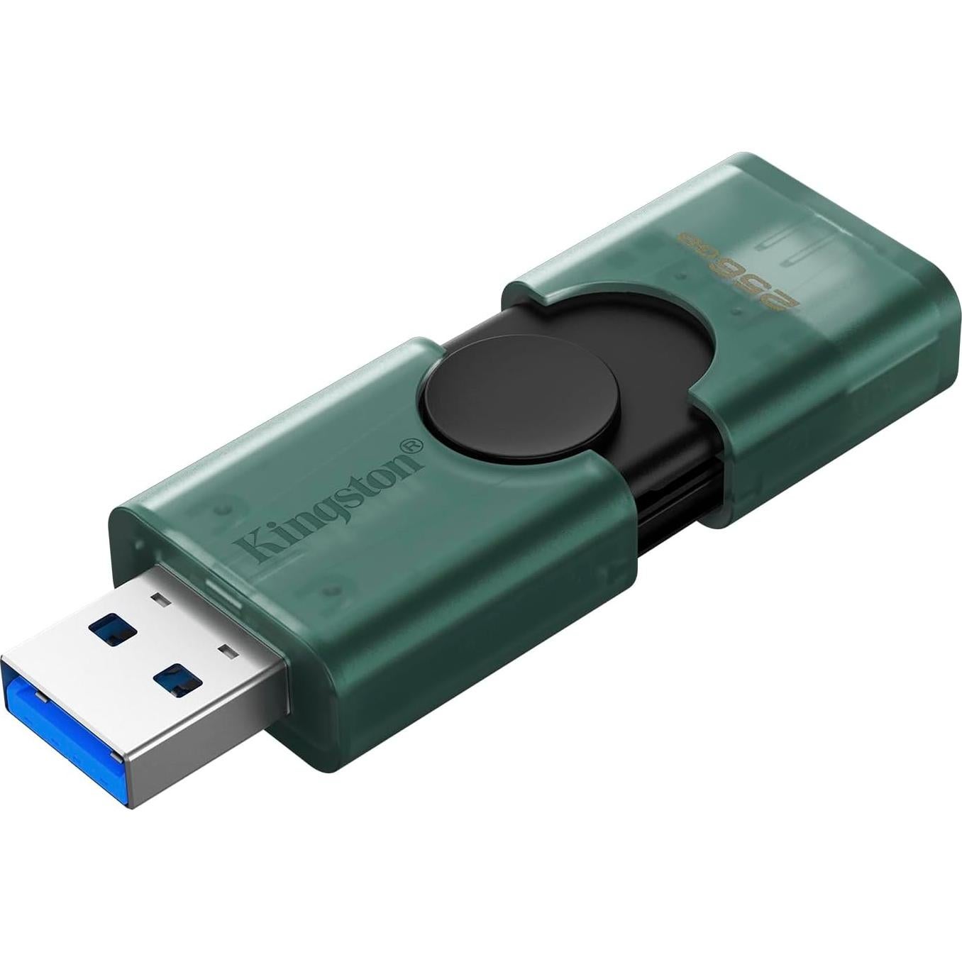 Unidad Flash Kingston DataTraveler DuoG2 256GB USB-A y USB-C