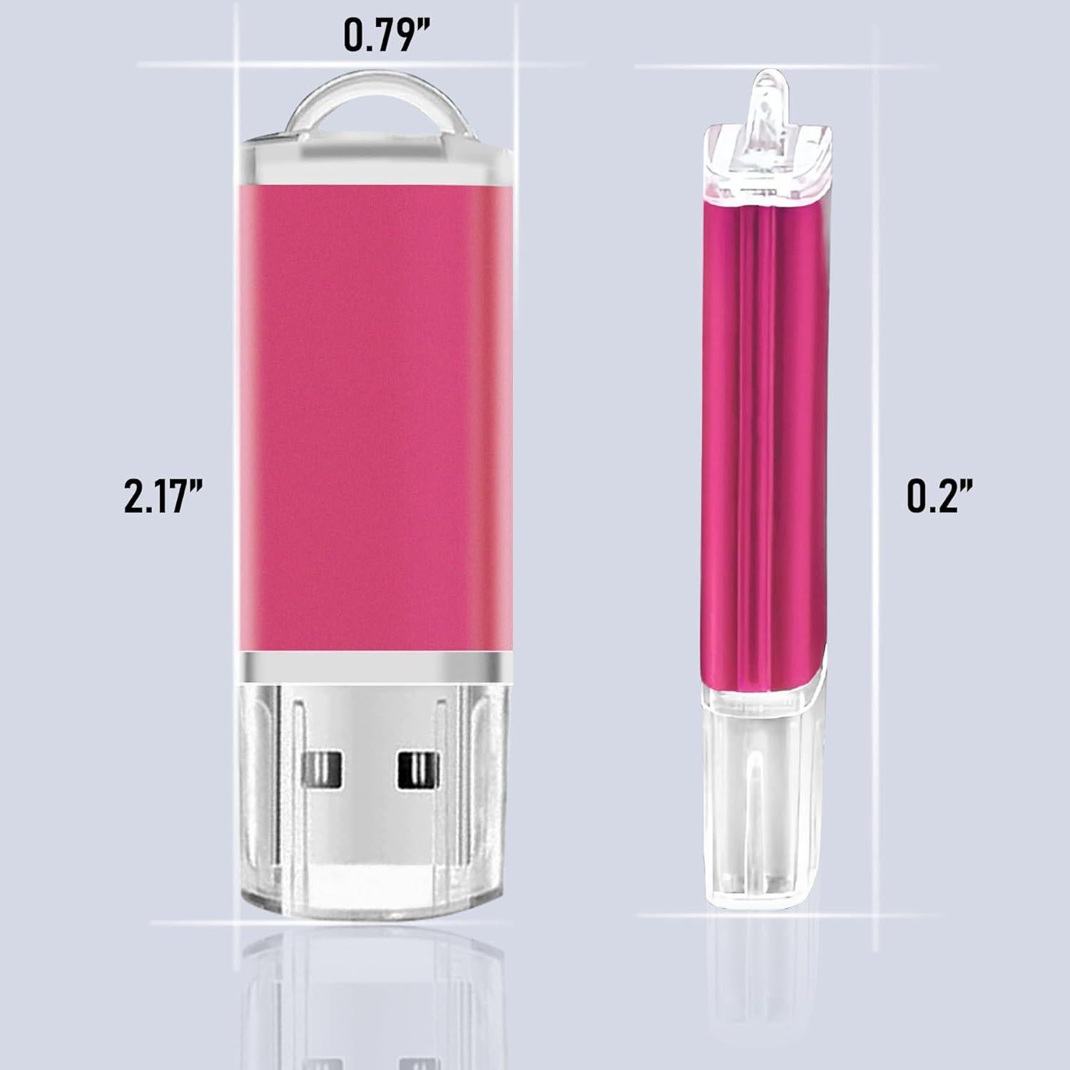 Unidad USB 2GB Nicepicten Rosa - Memoria Flash 2.0
