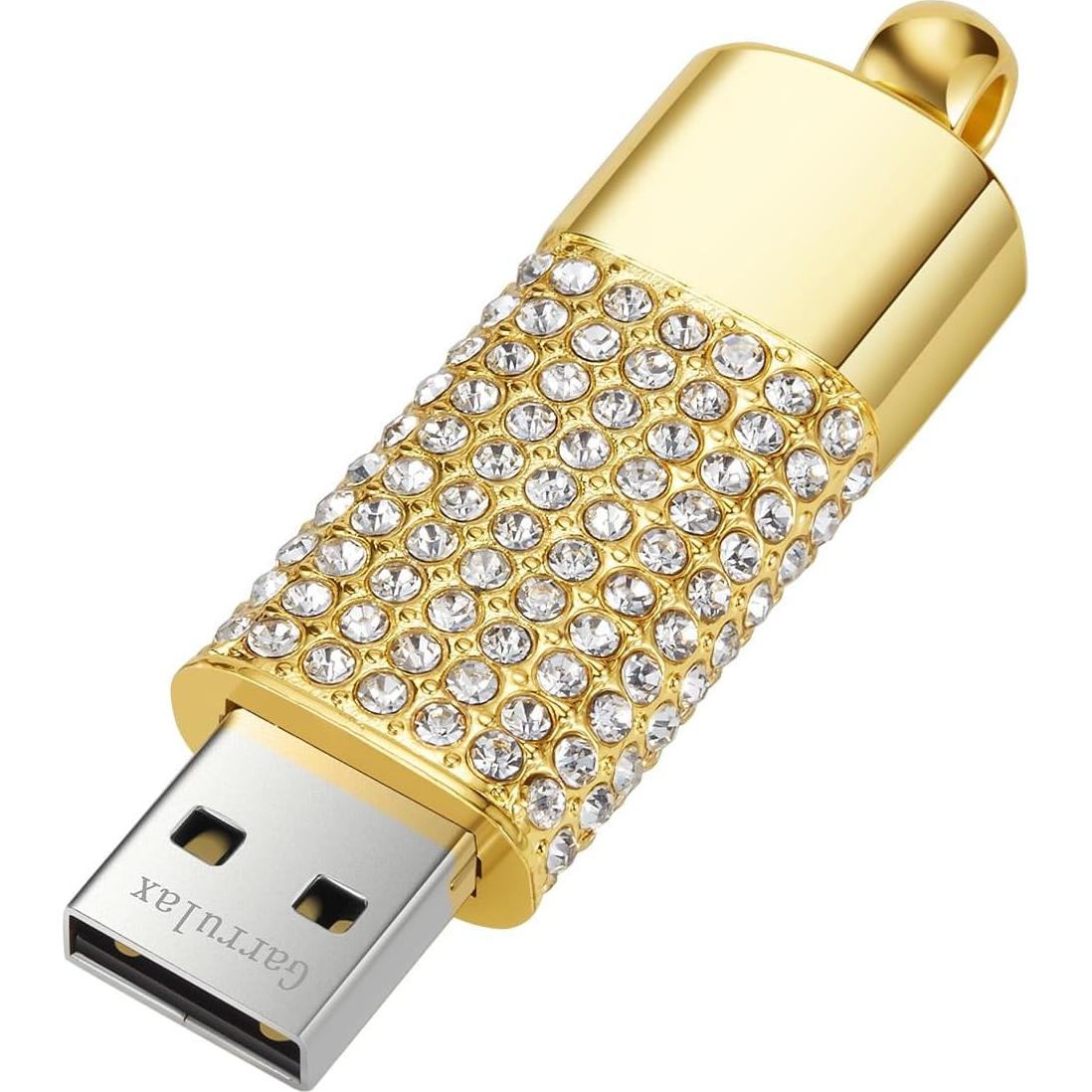 Unidad Flash USB 128GB GARRULAX Oro Memoria USB 2.0