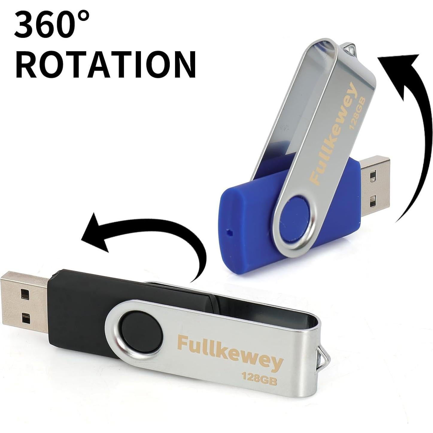Unidad Flash USB 2.0 Fullkewey 32GB Alta Velocidad Azul