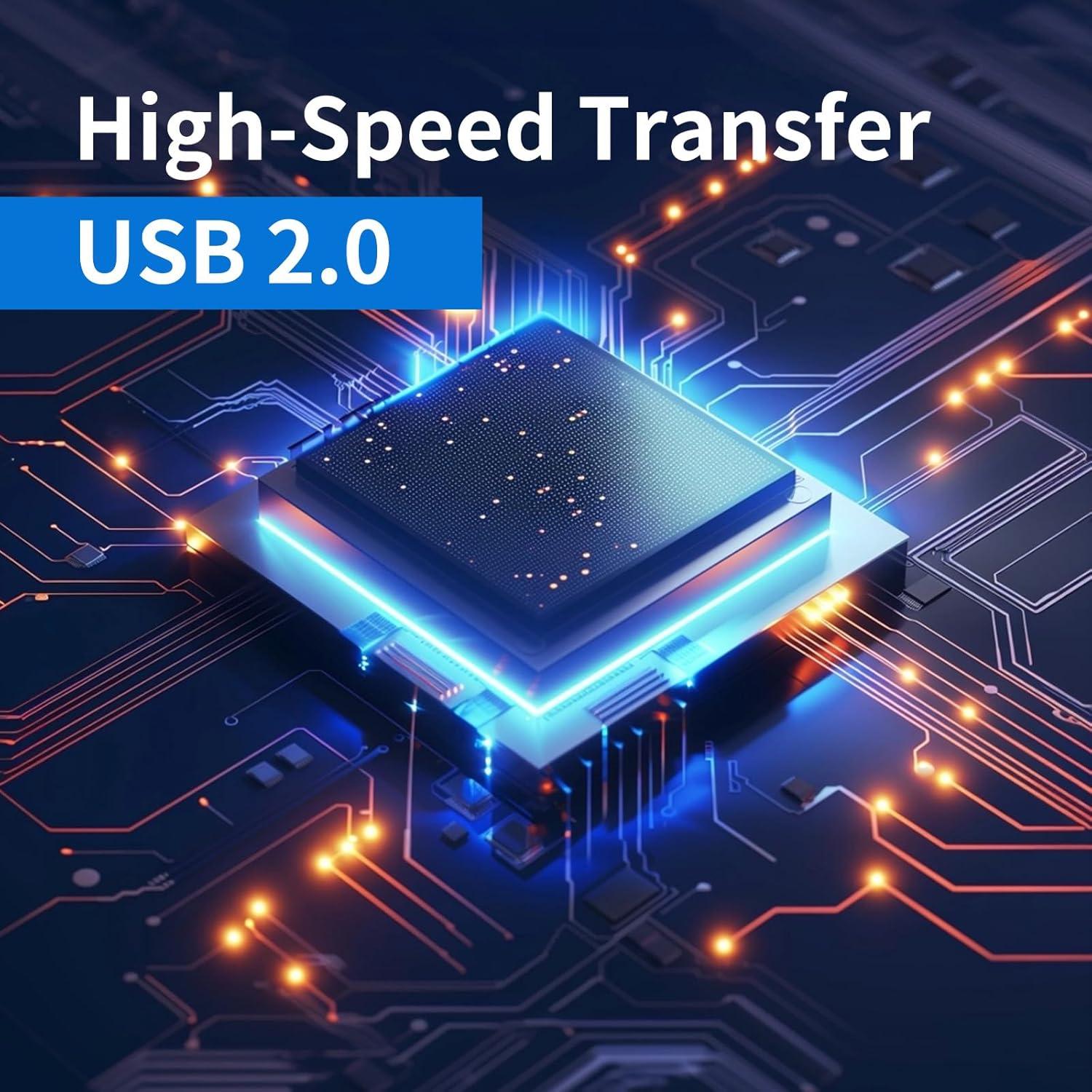 Unidad Flash USB 2.0 Fullkewey 32GB Alta Velocidad Azul