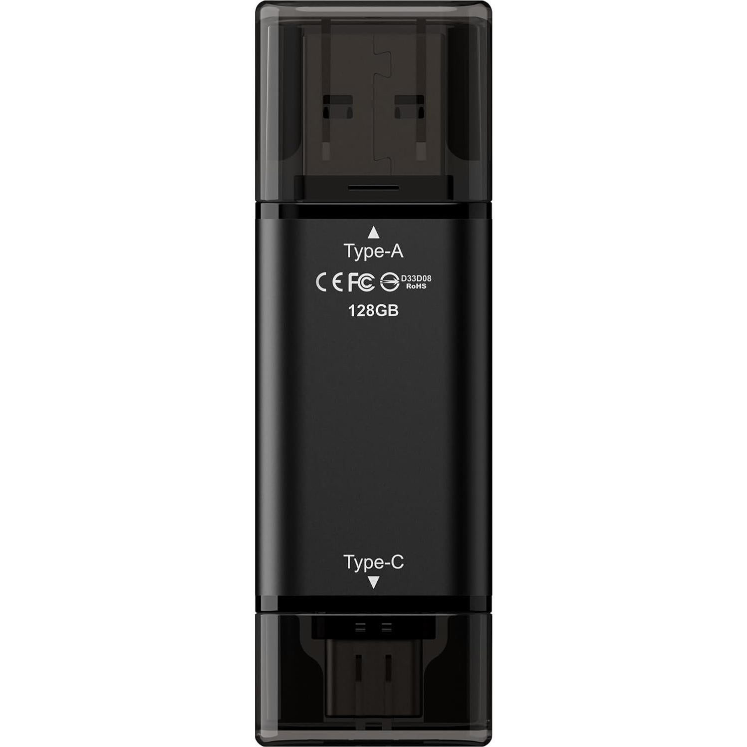 TEAMGROUP X1 MAX 128GB USB 3.2 Doble Interfaz Tipo A y C