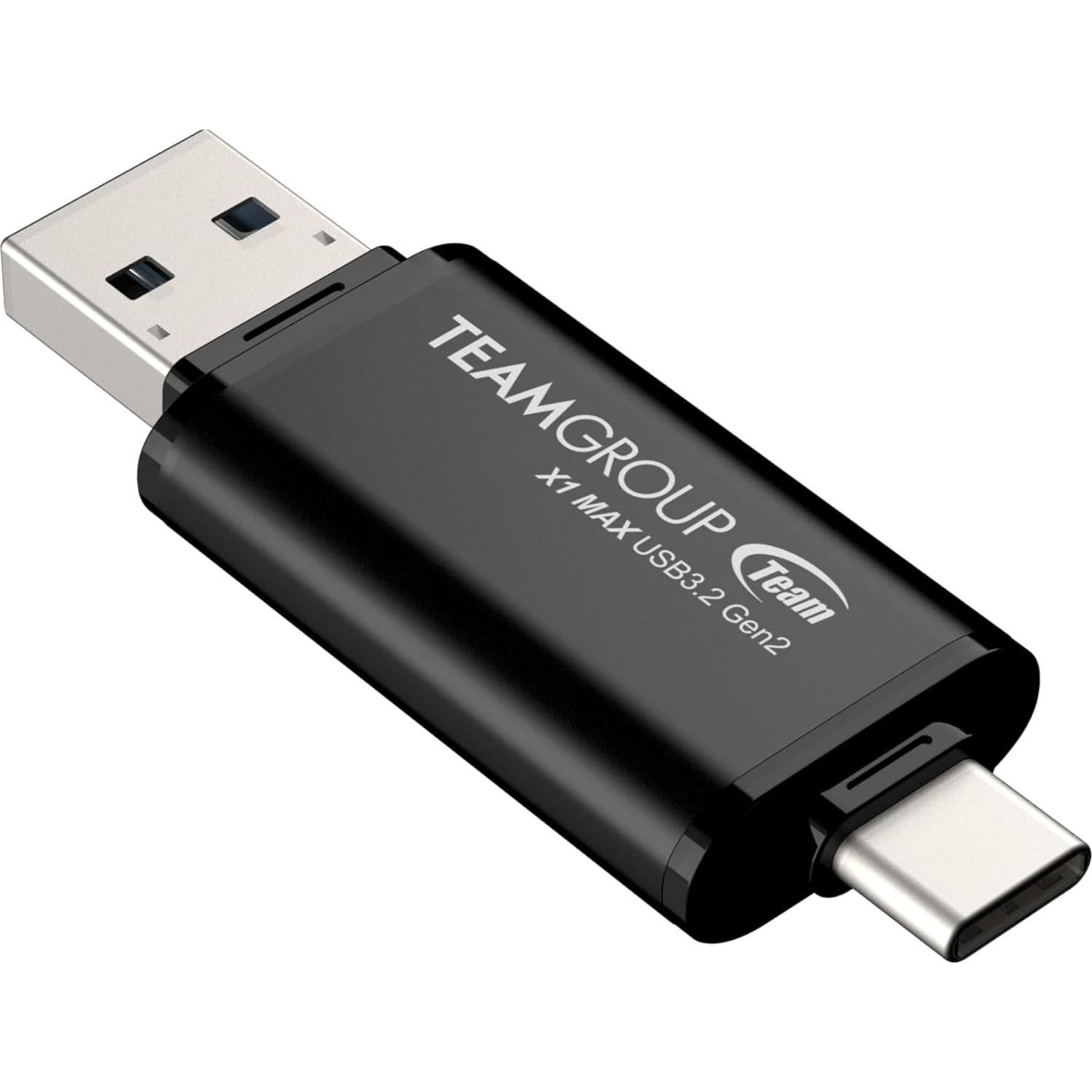 TEAMGROUP X1 MAX 128GB USB 3.2 Doble Interfaz Tipo A y C