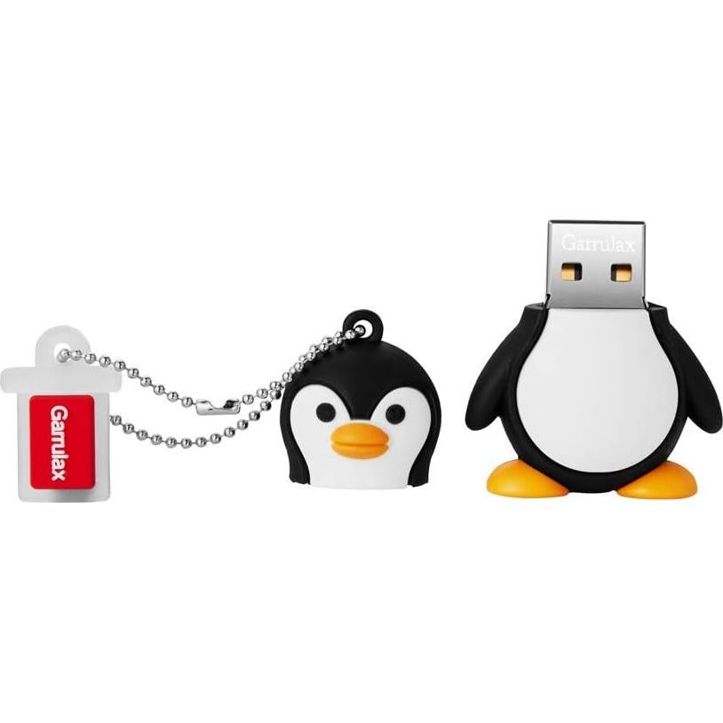 Unidad Flash USB 32GB GARRULAX Pingüino Bonito Resistente al Agua