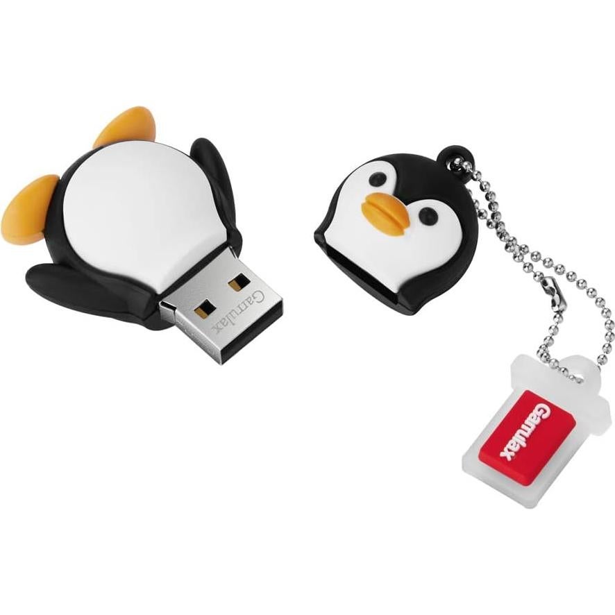 Unidad Flash USB 32GB GARRULAX Pingüino Bonito Resistente al Agua