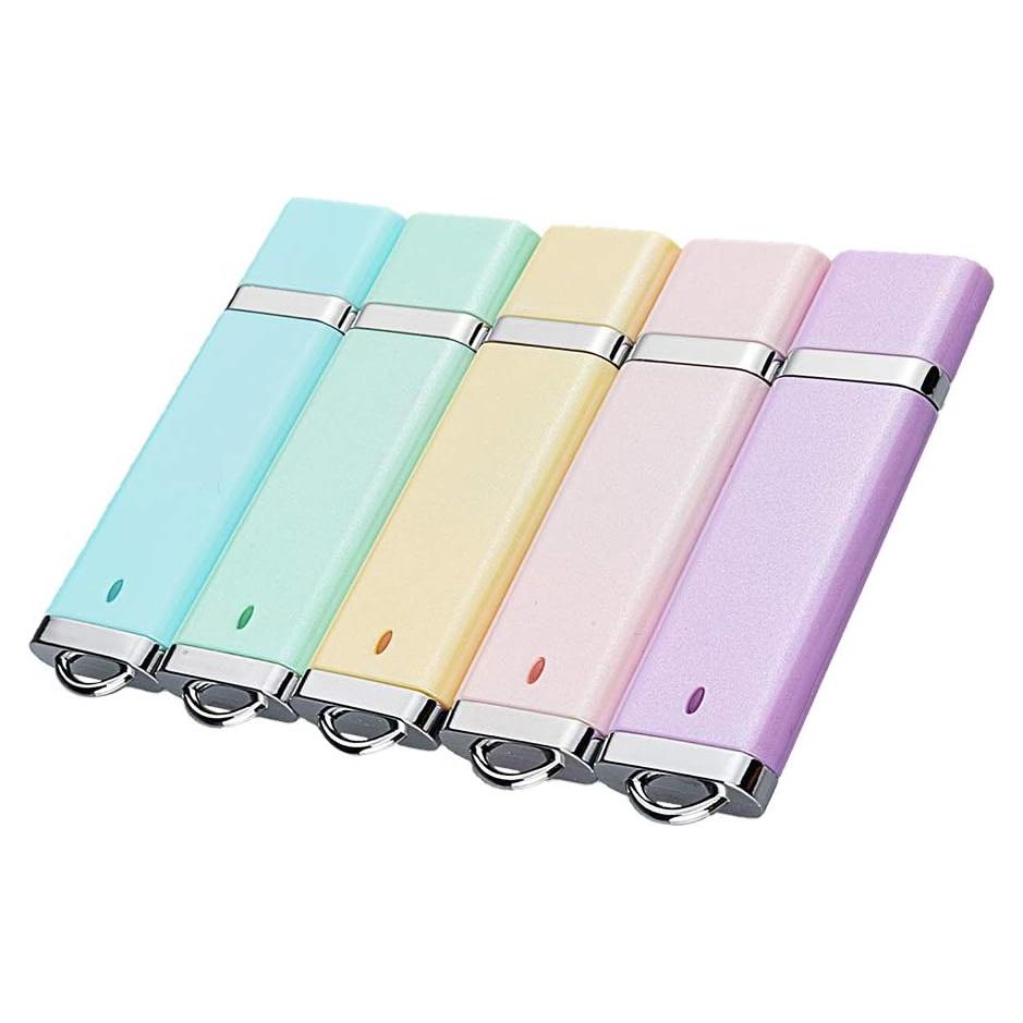 Paquete de 5 USB Flash Drive KOOTION 32GB Colores Variados