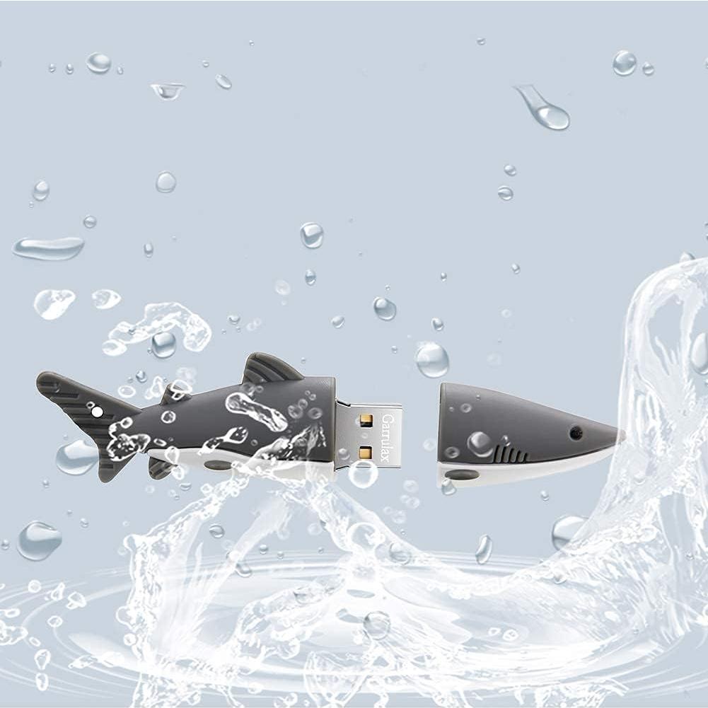 Unidad Flash USB 64GB GARRULAX Tiburón Diseño Divertido