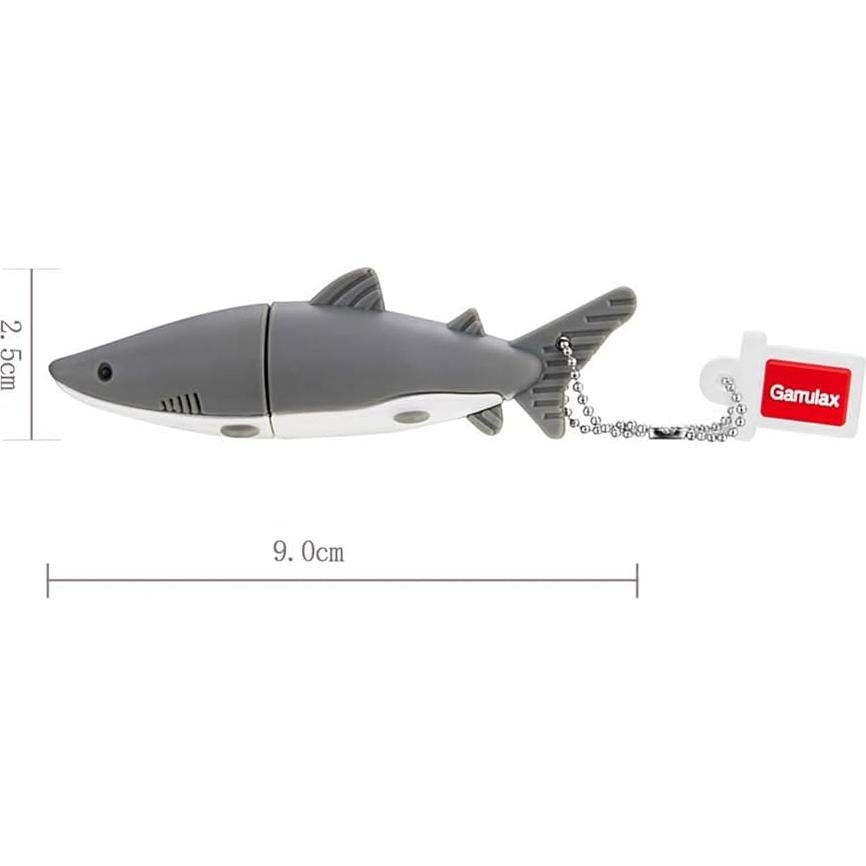 Unidad Flash USB 64GB GARRULAX Tiburón Diseño Divertido