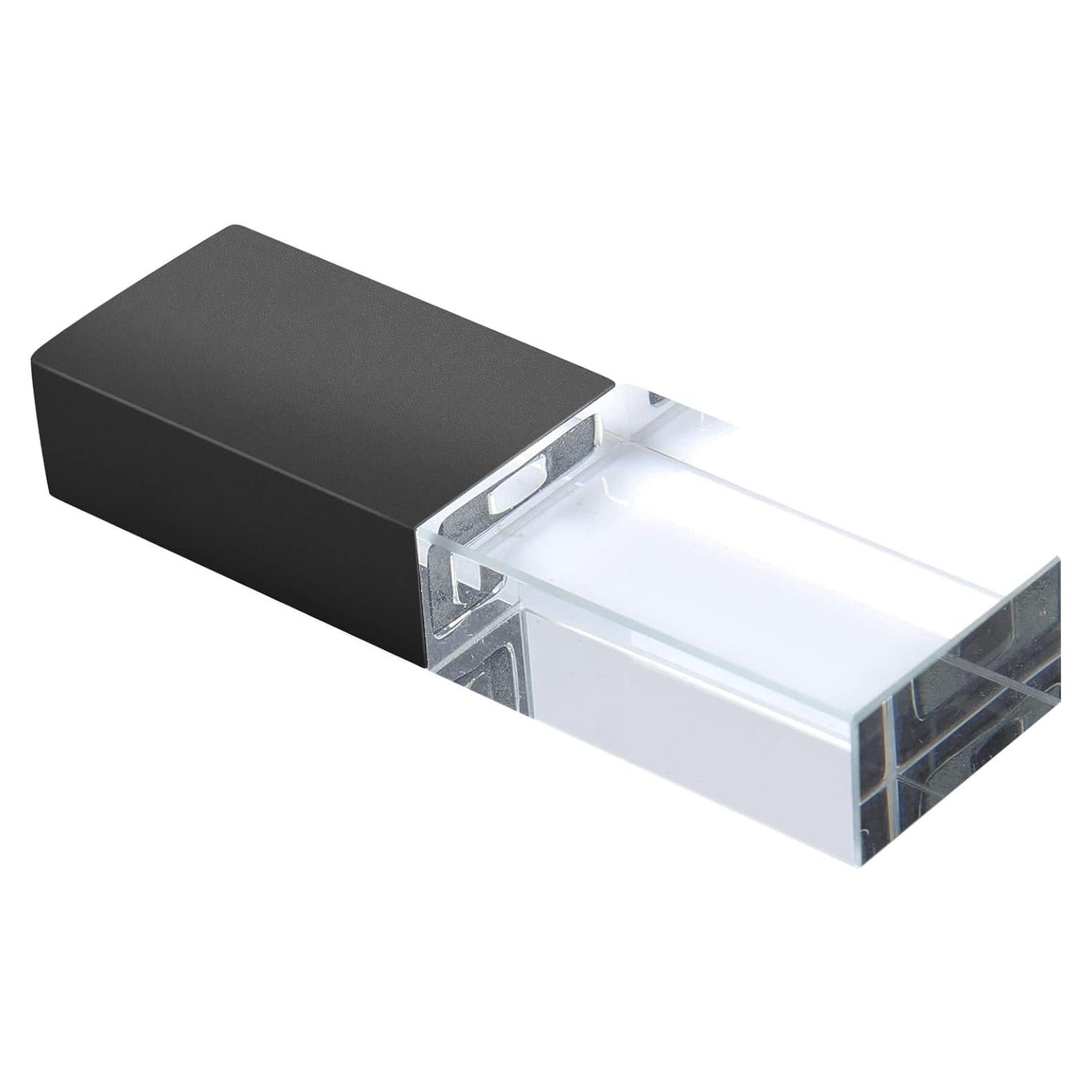 Unidad Flash USB 64GB SHARE SUNSHINE Cristal Negro LED