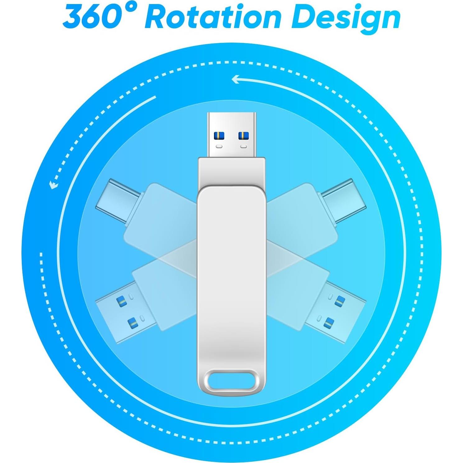 Memoria USB 128GB BlumWay Doble Interfaz USB 3.0 Tipo C