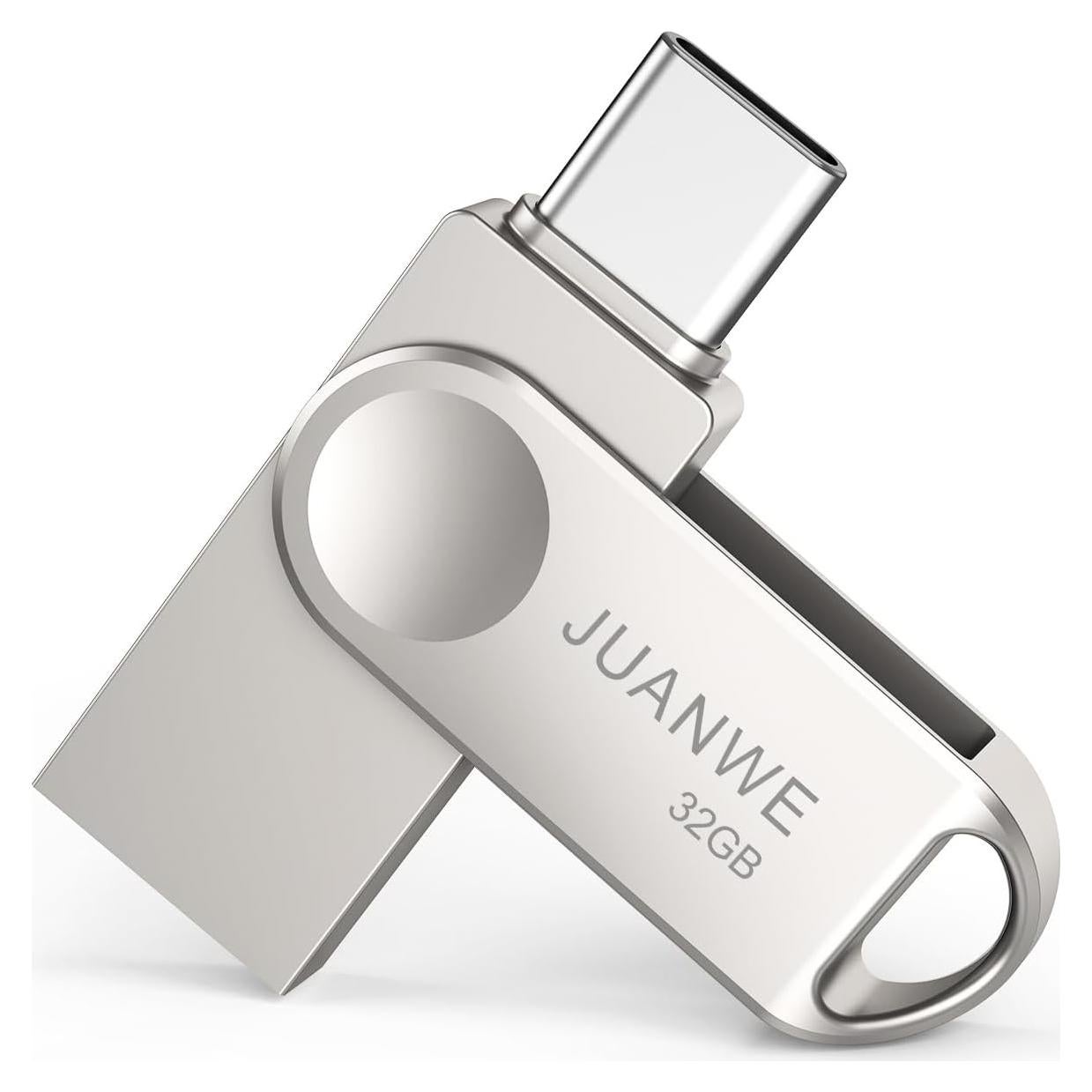 Unidad Flash USB 32GB JUANWE Tipo C y USB A Impermeable