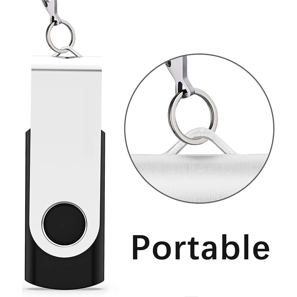 Paquete de 5 unidades flash USB 4GB Alihelan multicolor