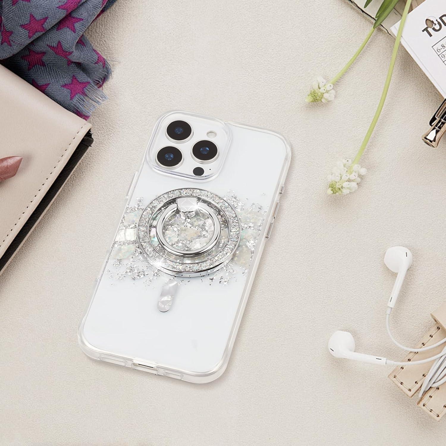 Anillo Magnético Soporte para Teléfono MENTINS MagSafe Plata