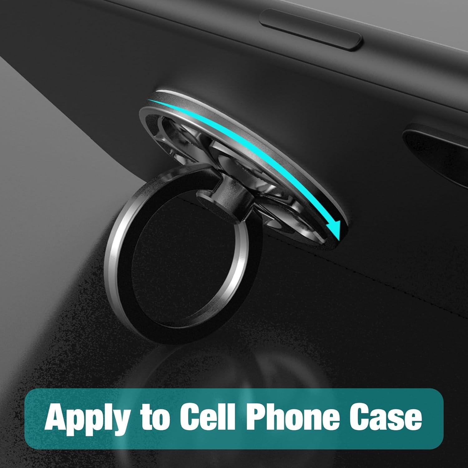 Soporte de Anillo Giratorio Ebulous para Móvil Oro 360°