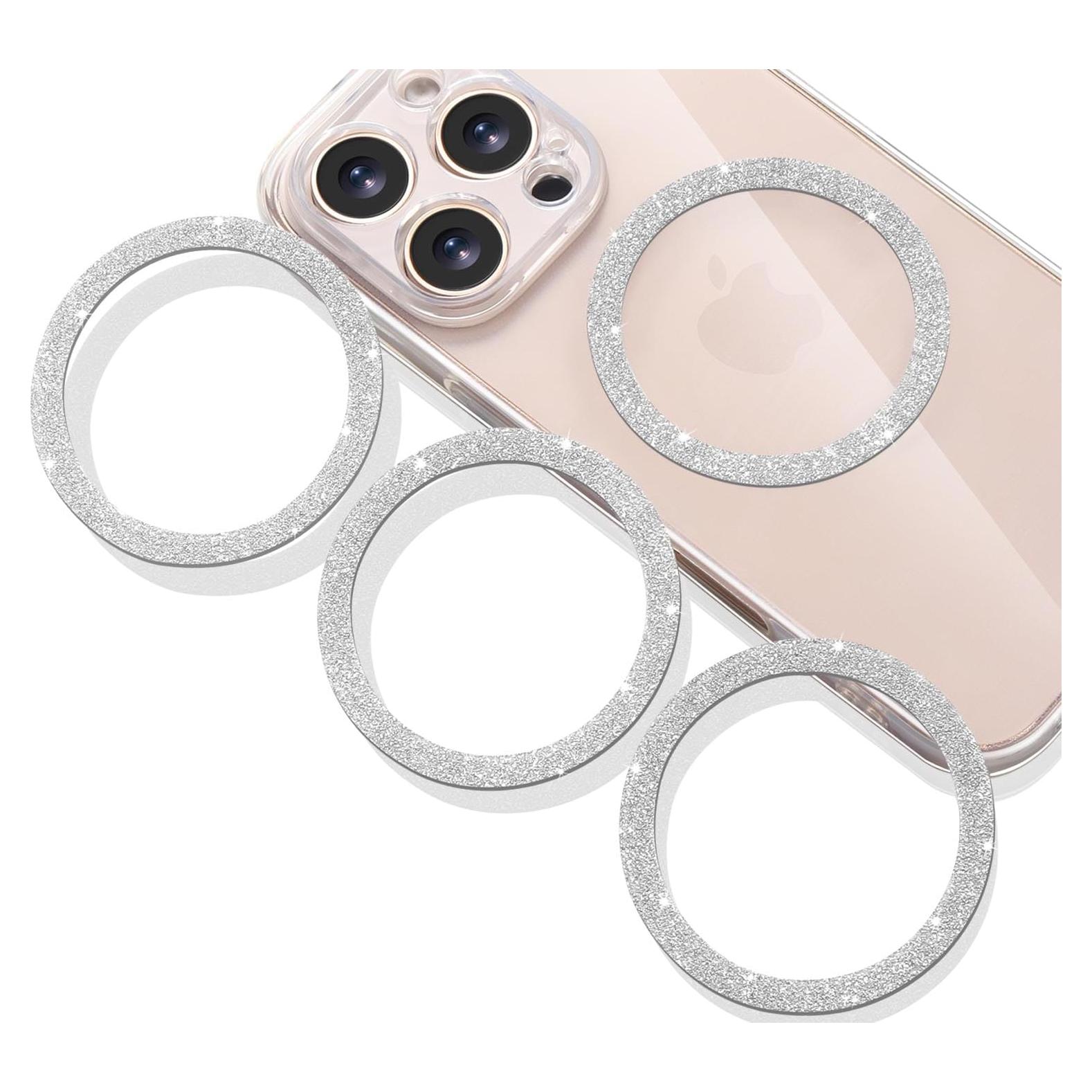 Anillos Metálicos Universales Jsoerpay para Carga Inalámbrica - Paquete de 4