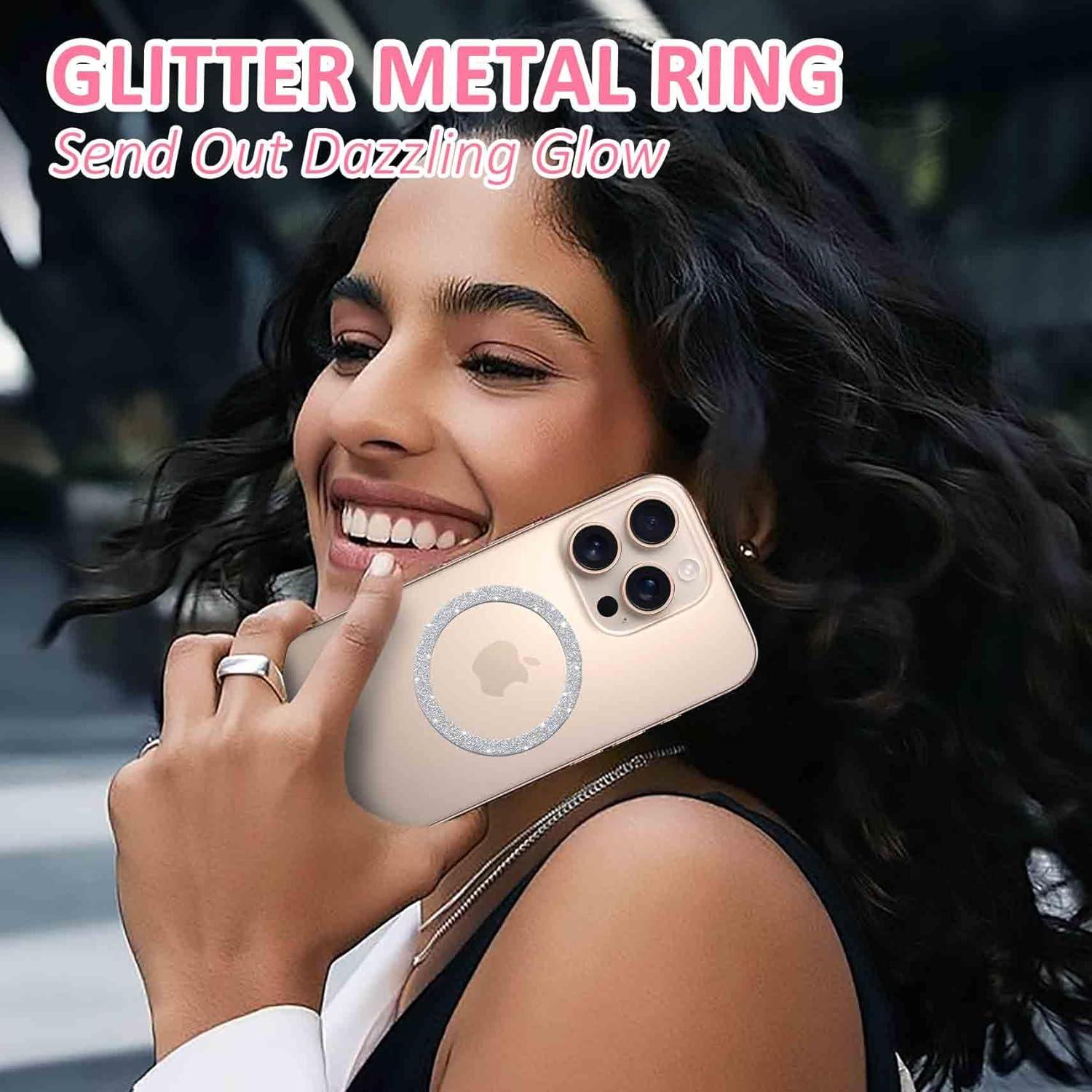 Anillos Metálicos Universales Jsoerpay para Carga Inalámbrica - Paquete de 4