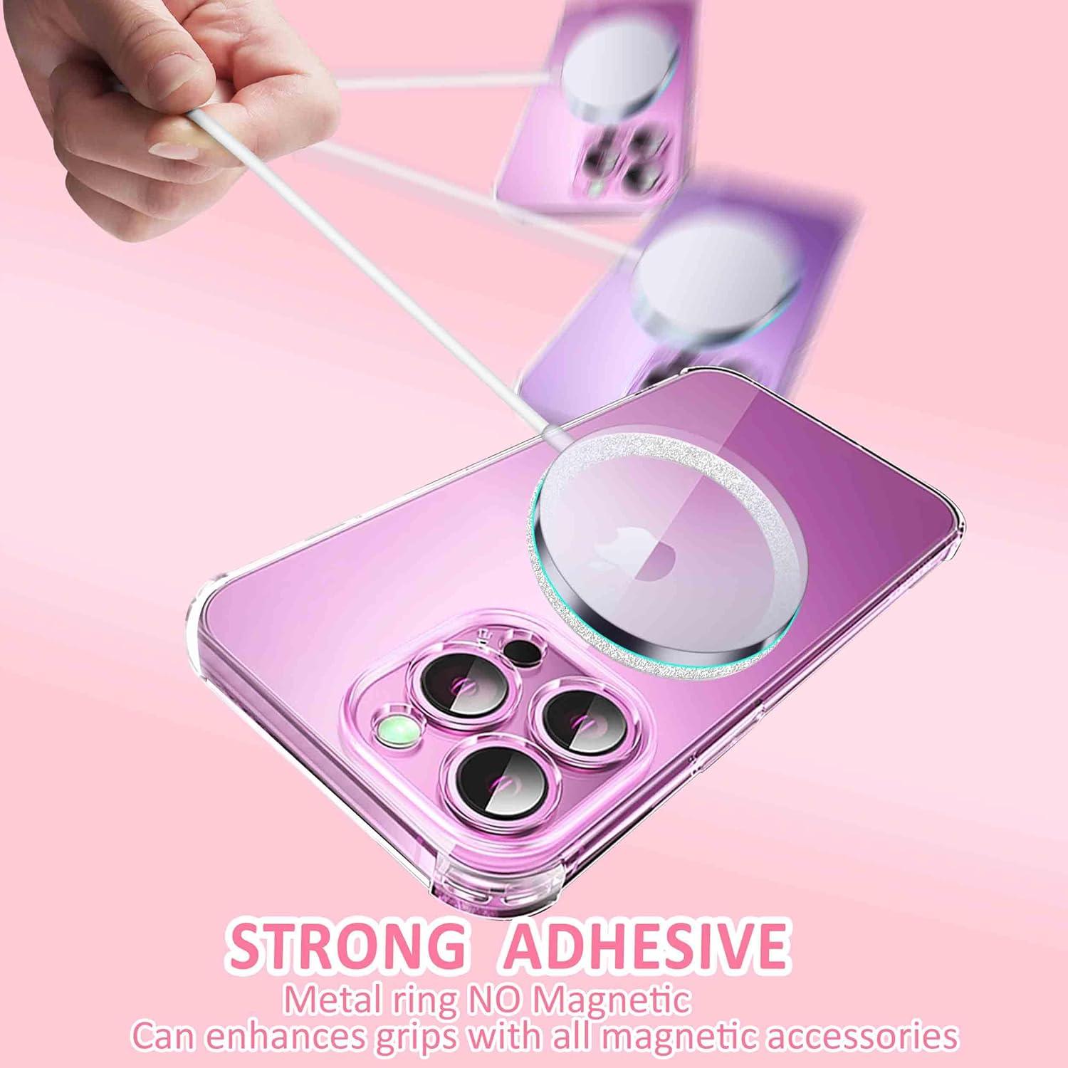 Anillos Metálicos Universales Jsoerpay para Carga Inalámbrica - Paquete de 4